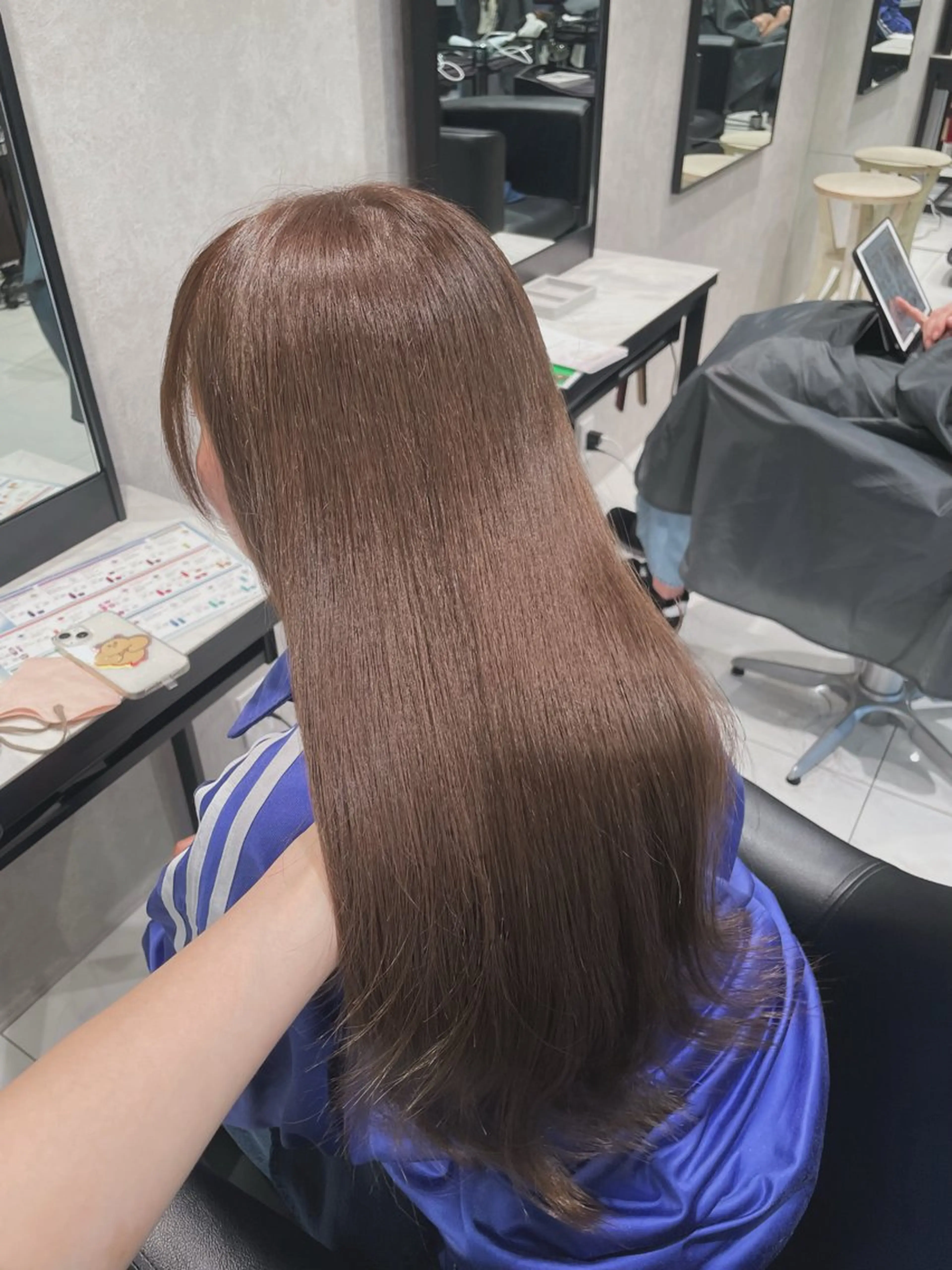 カラー ブラウンカラー 艶カラー/ 下茂優衣のヘアスタイル