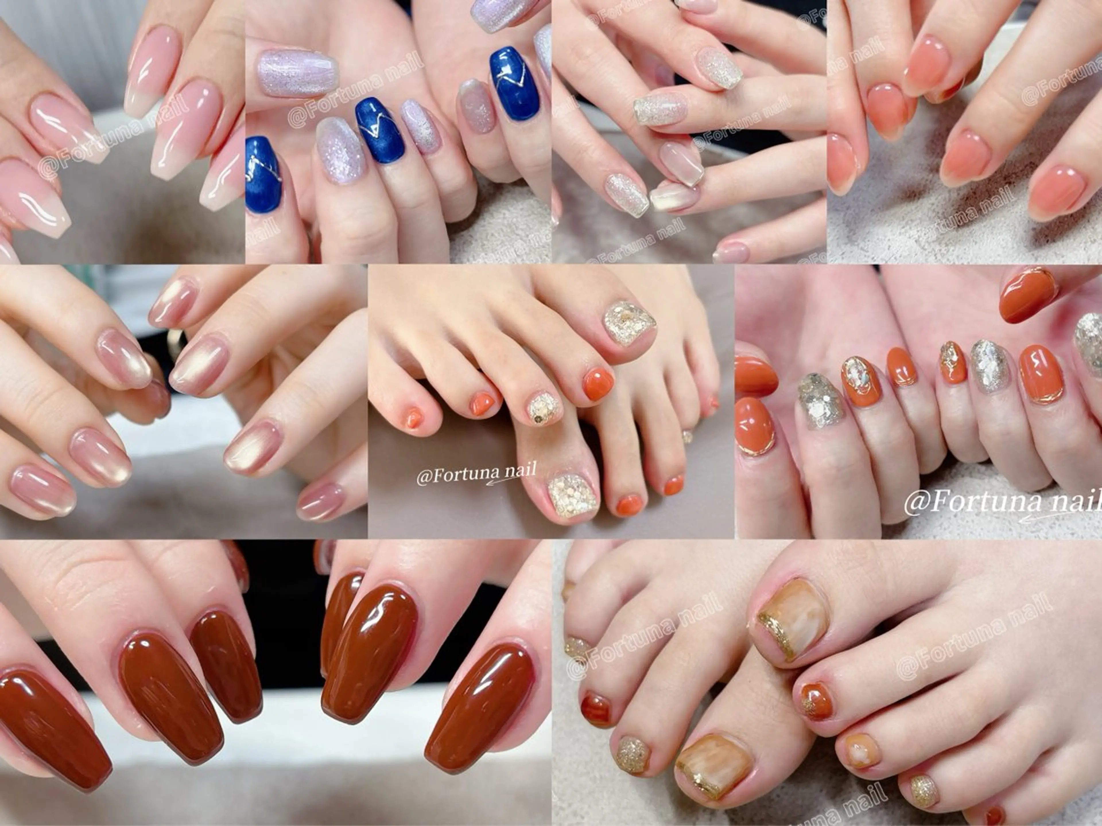 ネイル Nail •Head スパFortunaのネイルデザイン