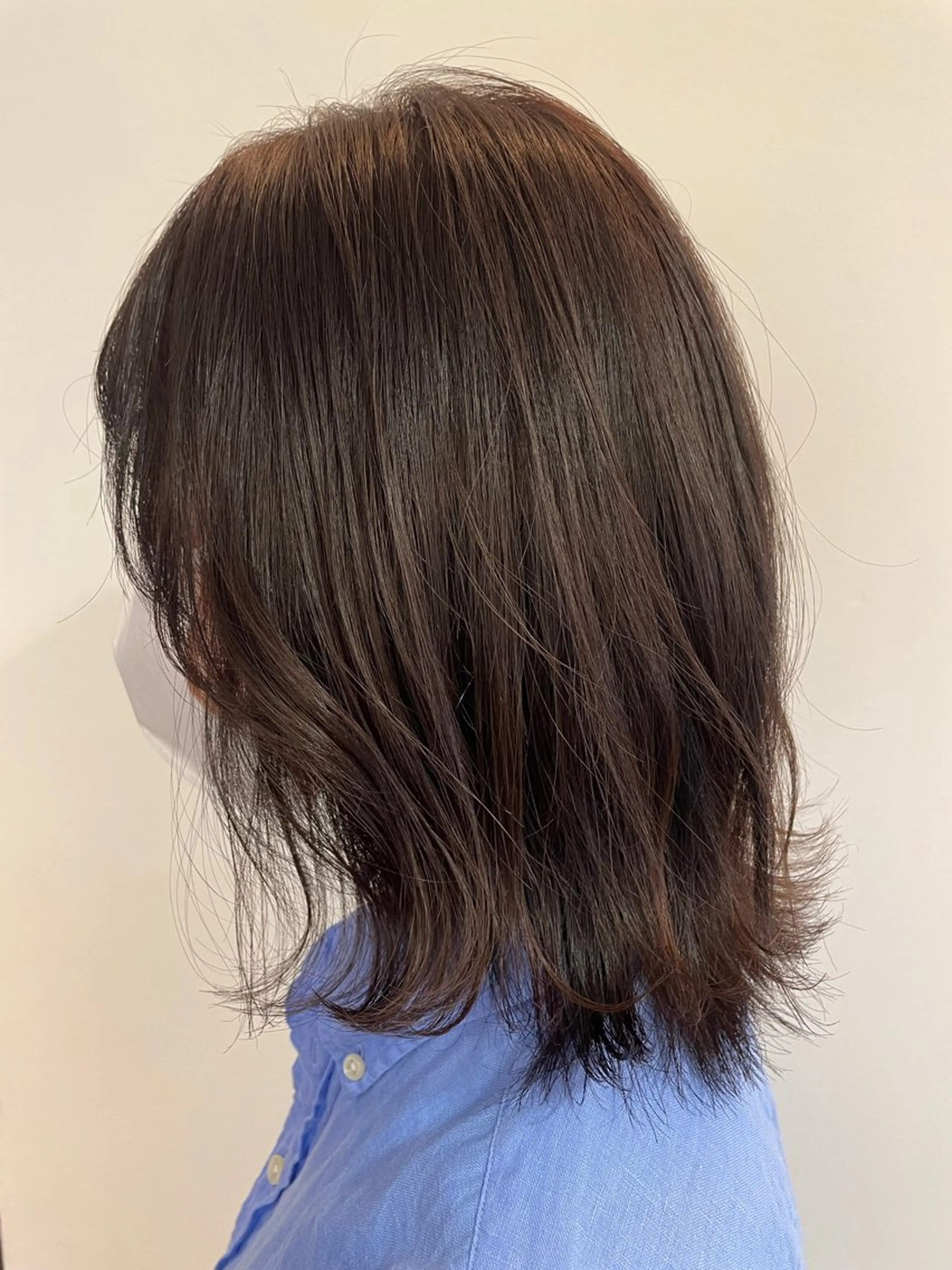 ミディアム カラー カット ヘアカラー ショート ボブ✂︎ 髙梨  遥のヘアスタイル