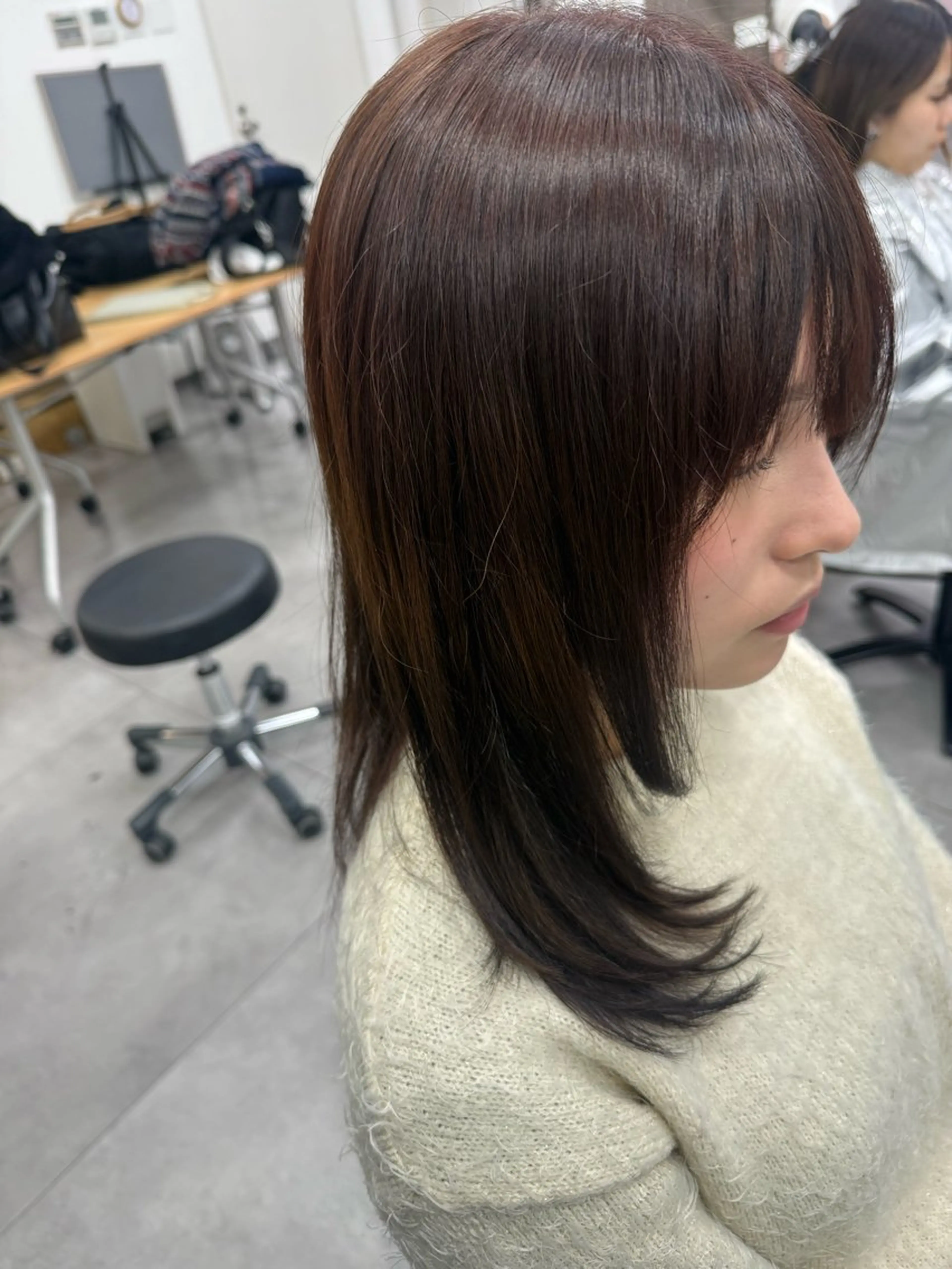 ミディアム カット little×esta 大名 【リトルエスタ】所属・littleesta 那月のヘアスタイル