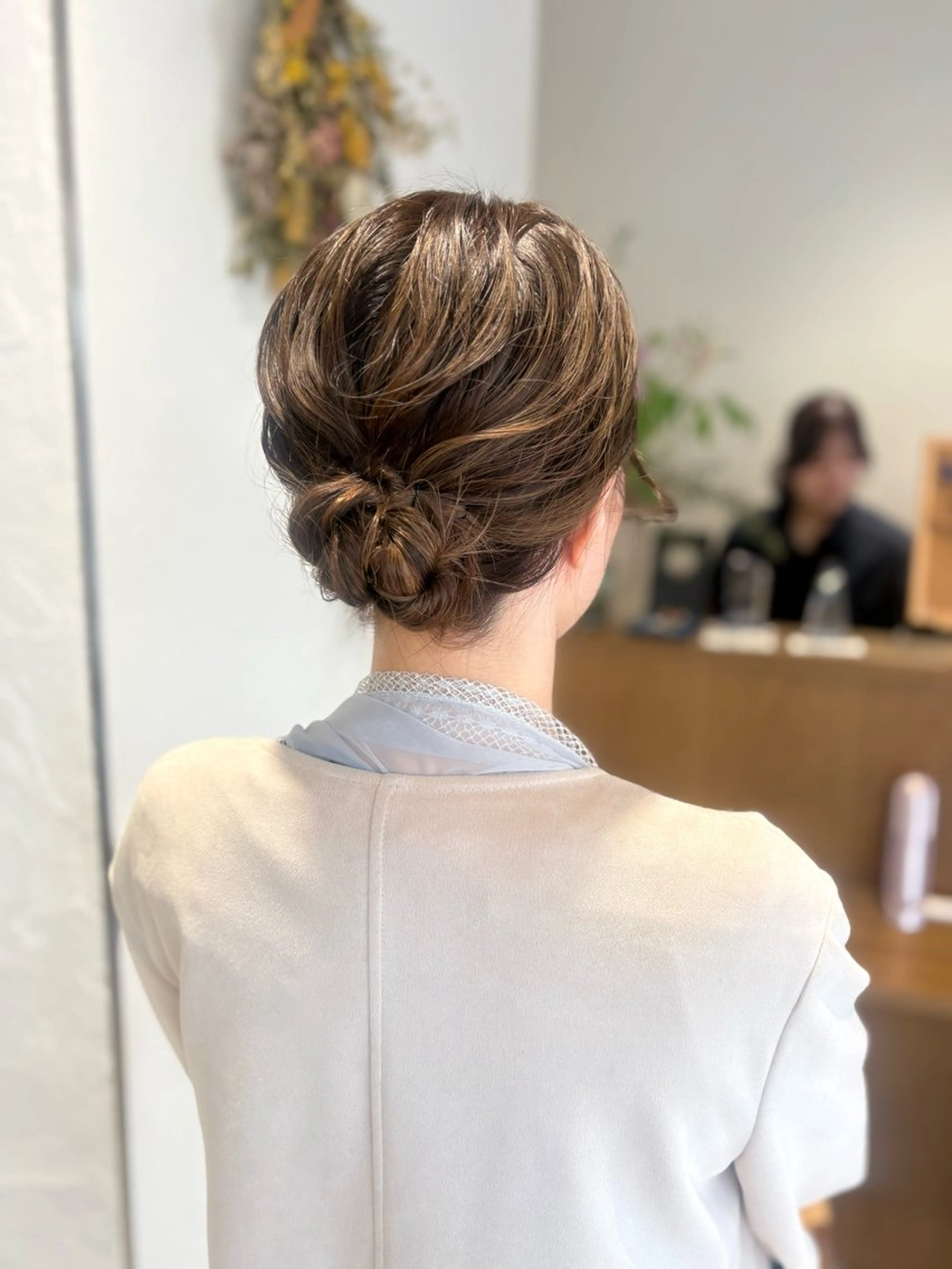 ヘアアレンジ 結婚式・ブライダル ヘアセット suzuna/暖色 カラー💞/スパのヘアスタイル