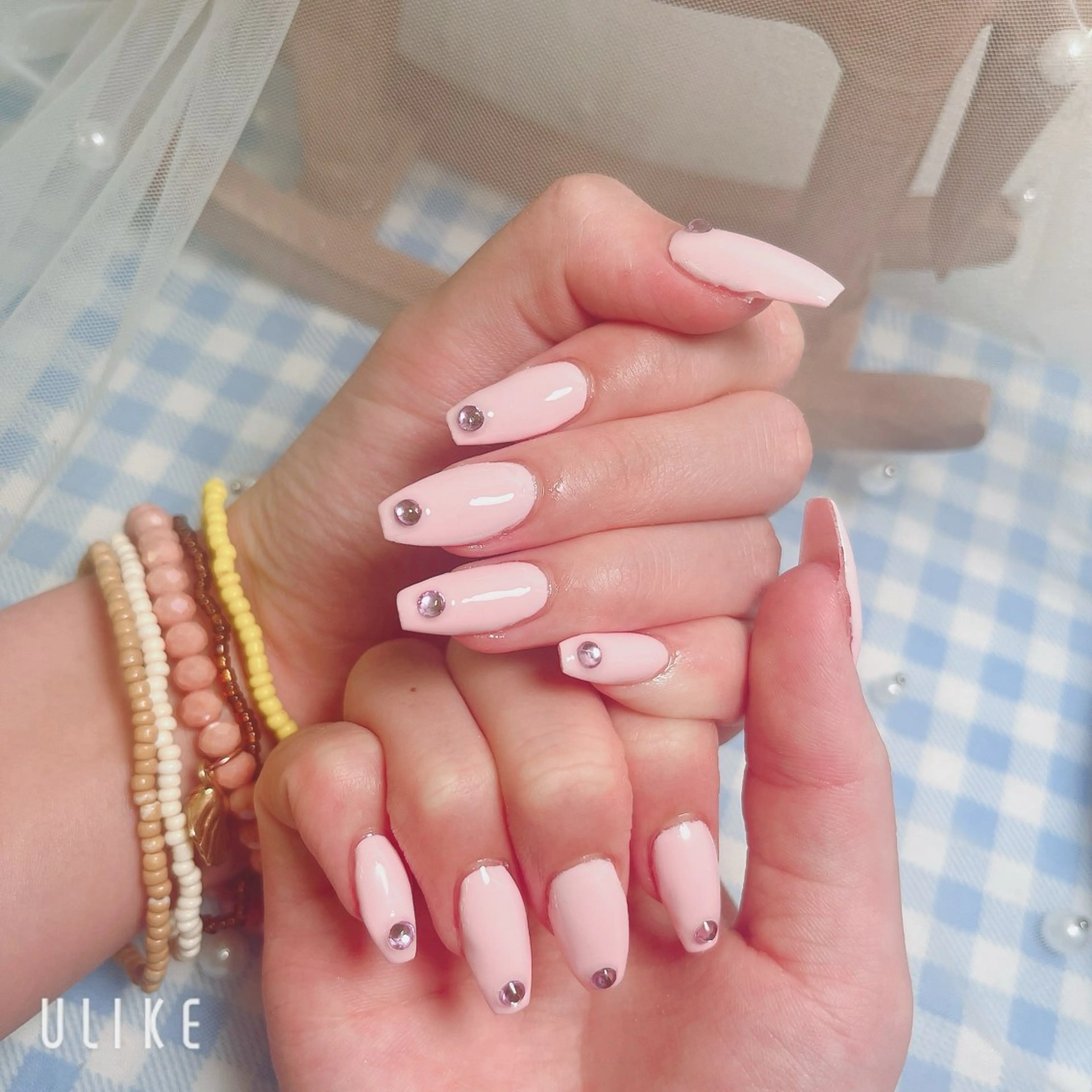 ネイル ハンドネイル 渋谷T&B もも ロング無制限中⭐️のネイルデザイン