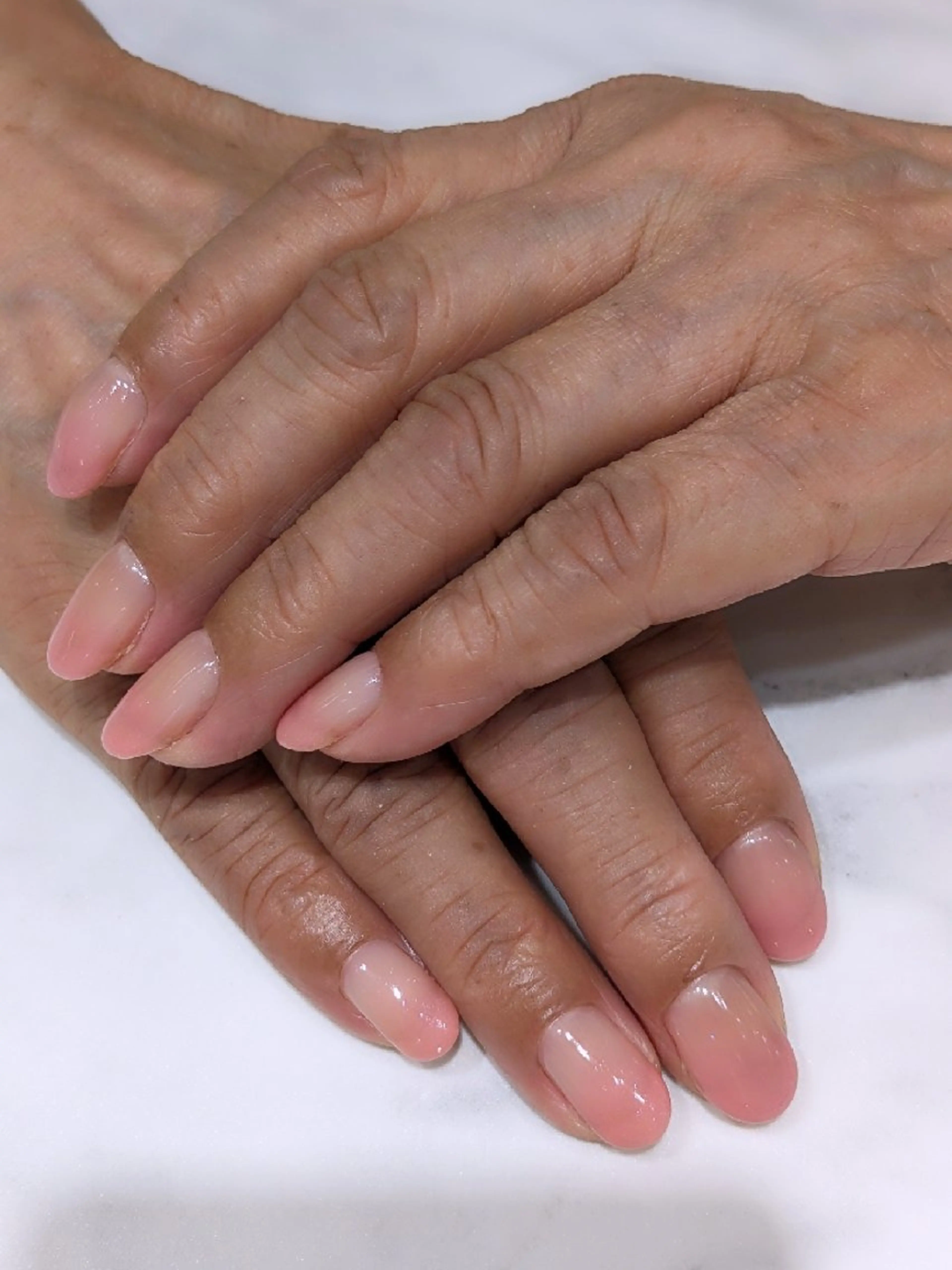 ネイル ラメ(グリッター) ピンク abbie mibeのネイルデザイン