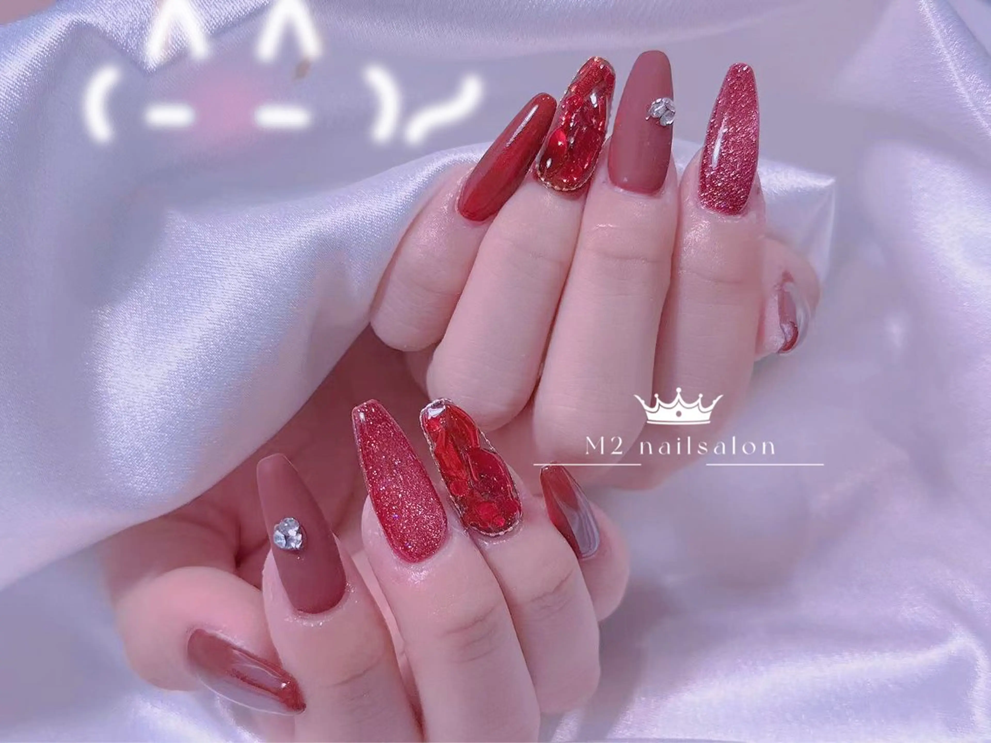 ネイル ハンドネイル 長さだし専門店 M2　rikaのネイルデザイン