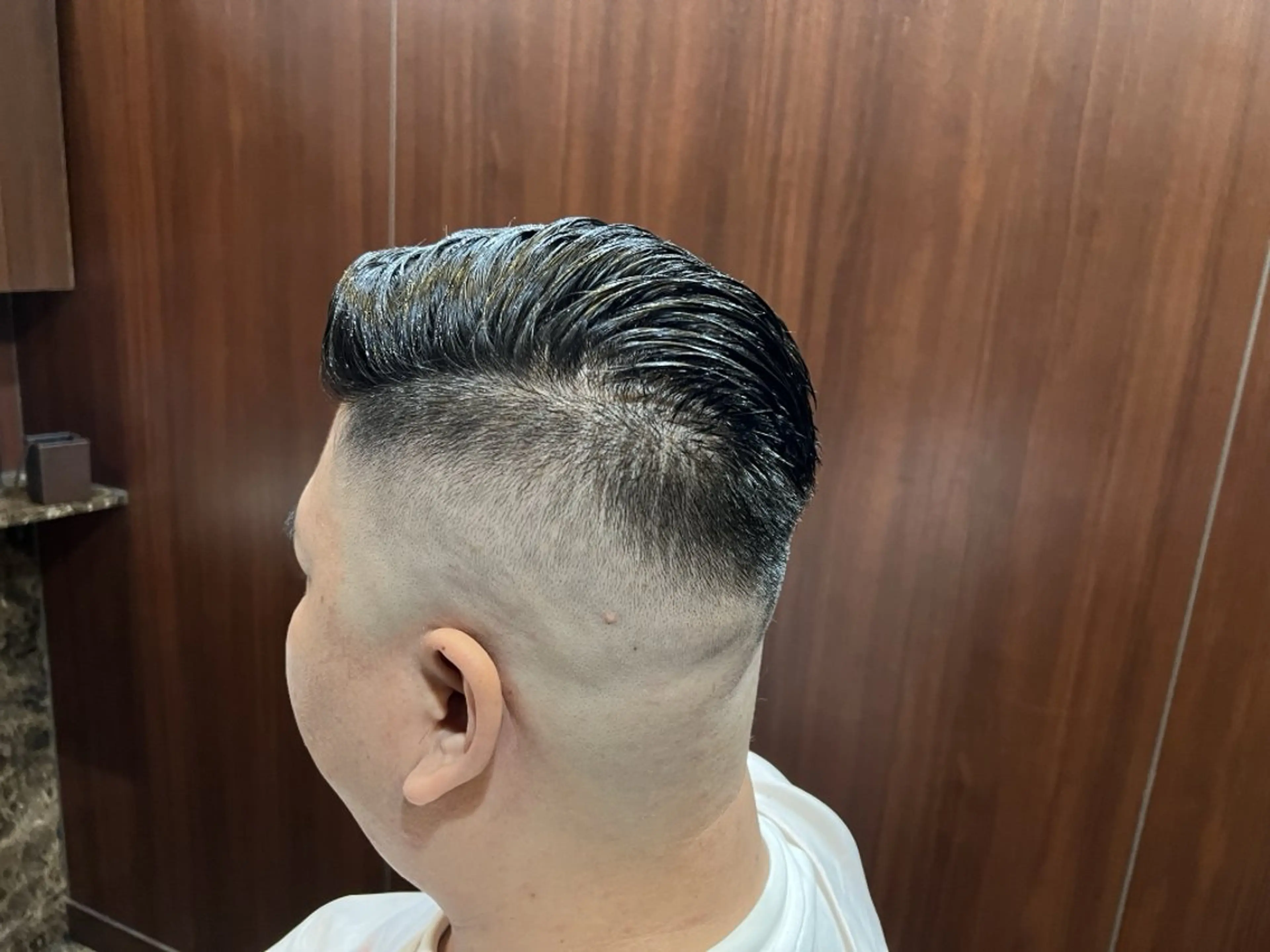 メンズ 京都フェードカット 田嶋勇祐のヘアスタイル