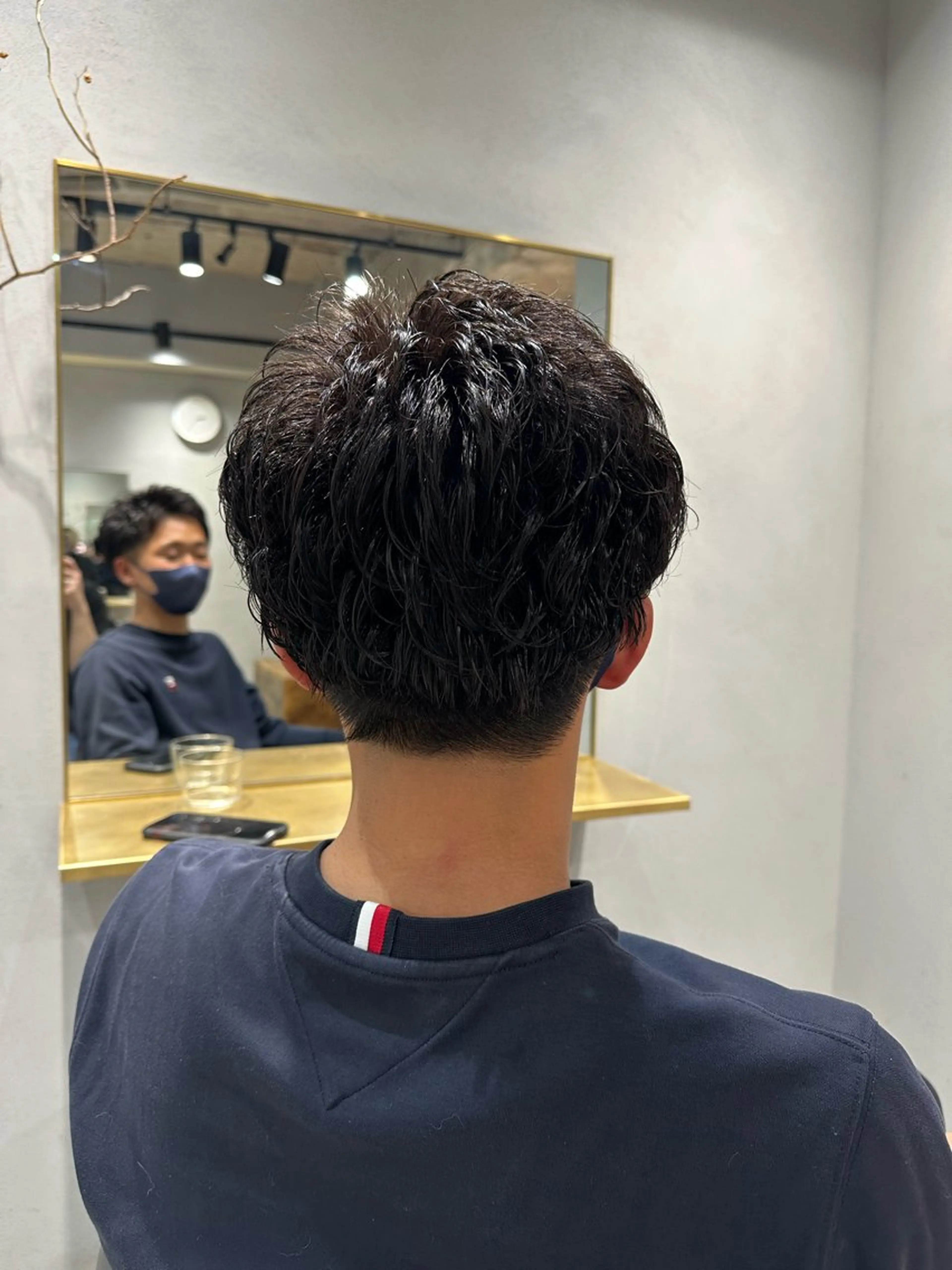 パーマ メンズ メンズパーマ 波巻きパーマ ニュアンスパーマ ショートカット/ レイヤー/齋藤大貴のヘアスタイル