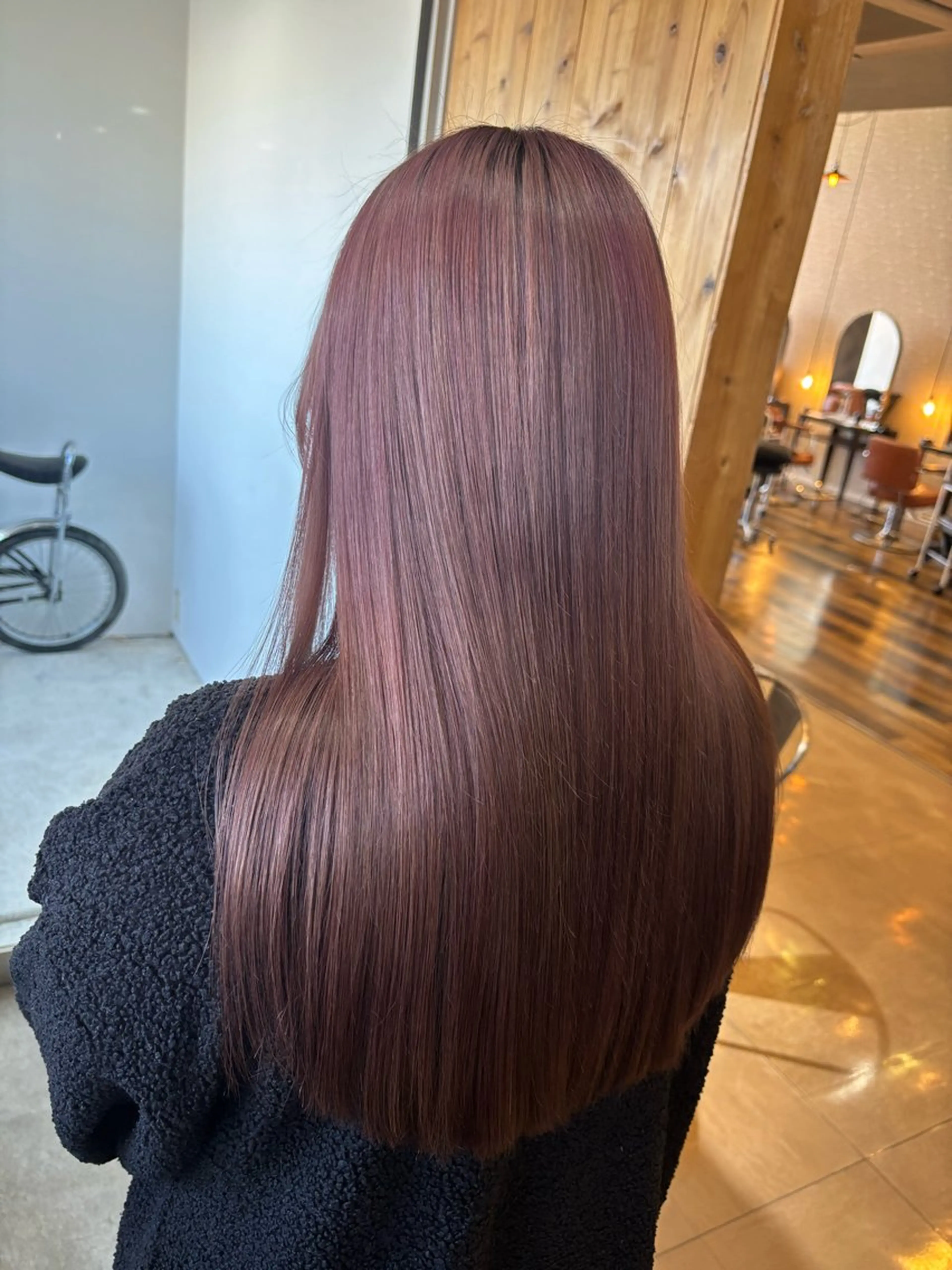 ロング カット ヘアカラー トリートメント 竹田 有沙のヘアスタイル