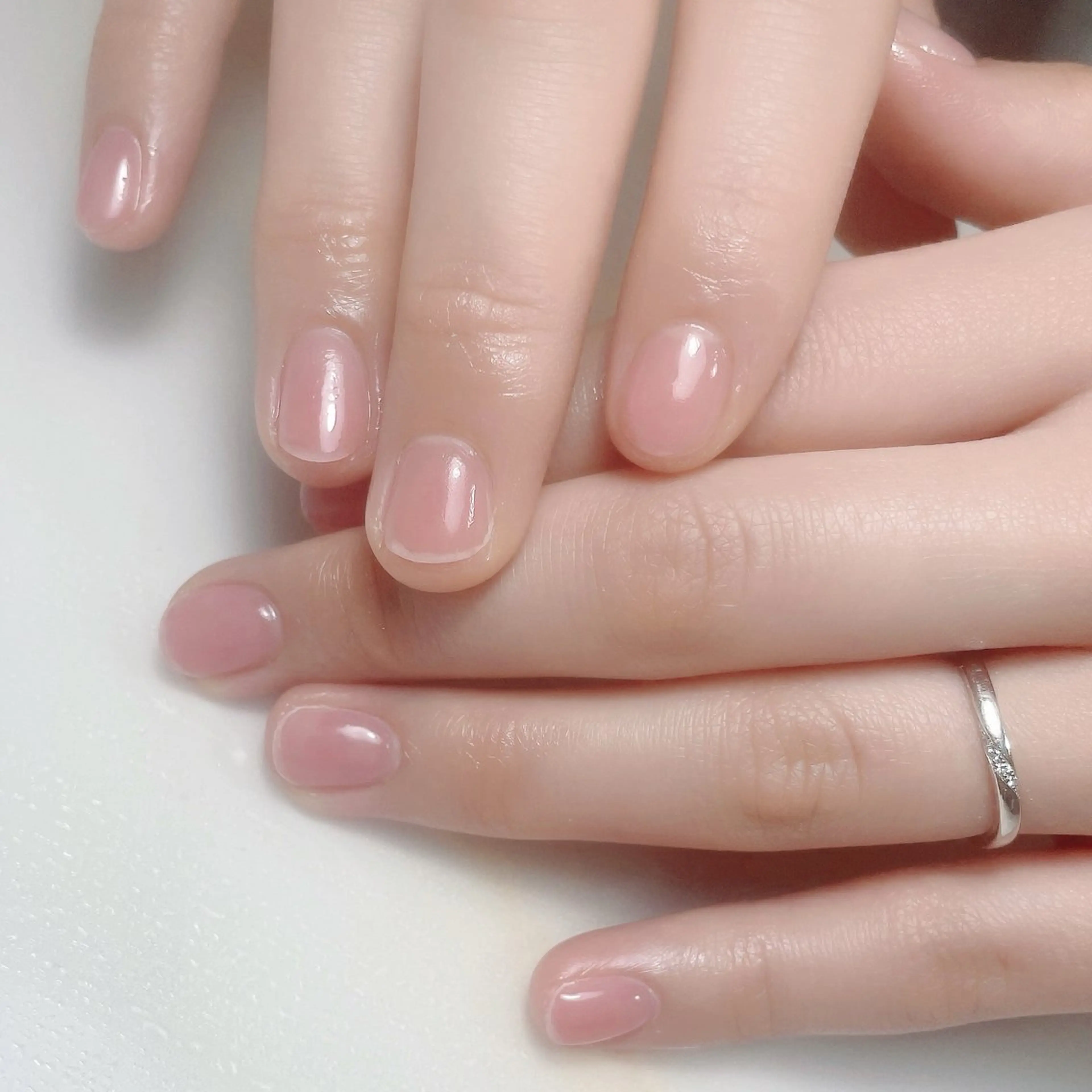 ネイル アートネイル フレンチネイル ジェルネイル グラデーション 韓国ネイル ハンドネイル 久保田 マリコのネイルデザイン