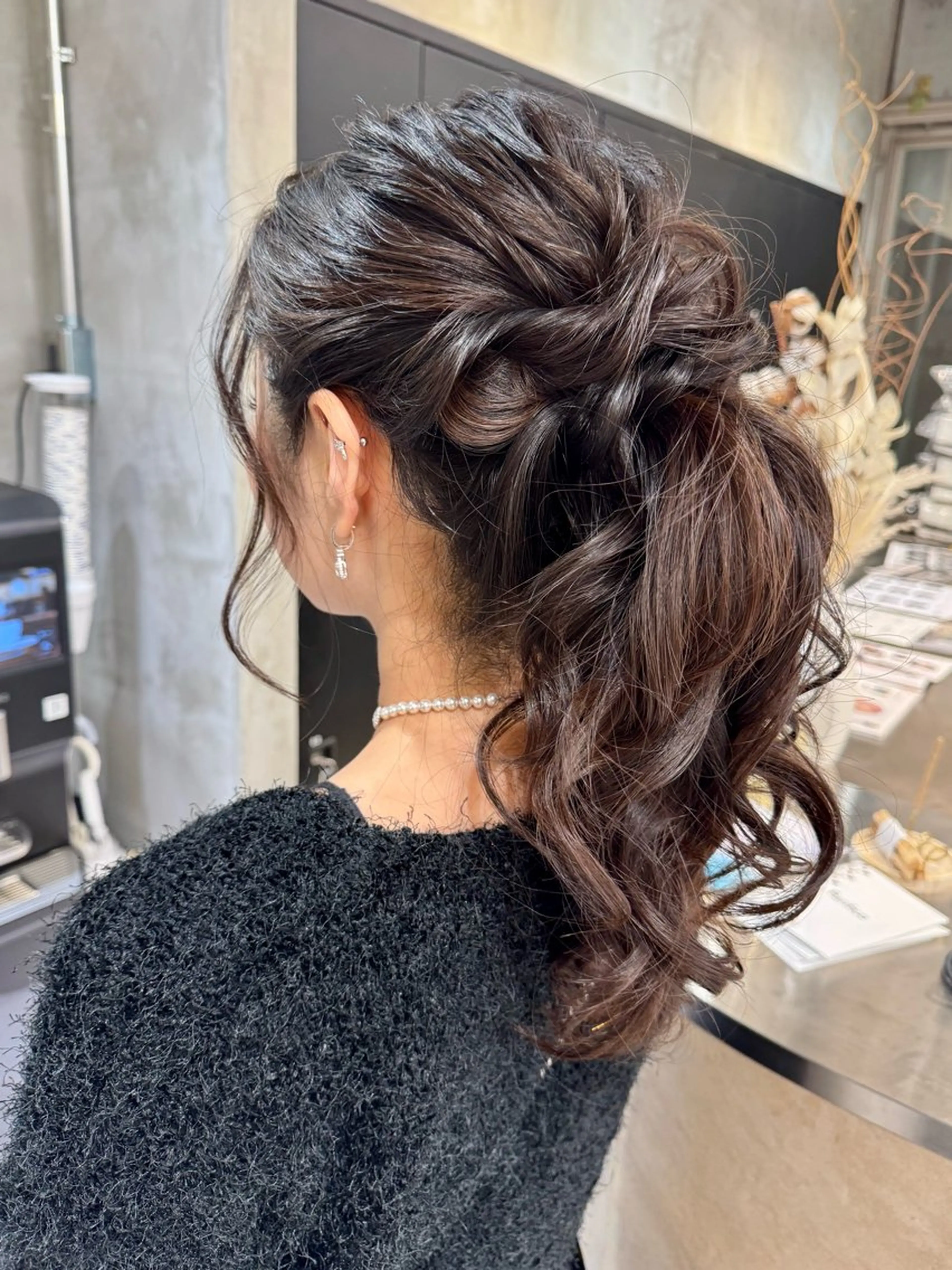 ヘアアレンジ ポニーテール ヘアセット 池袋/髪質改善/ ヘアセット/今村のヘアスタイル