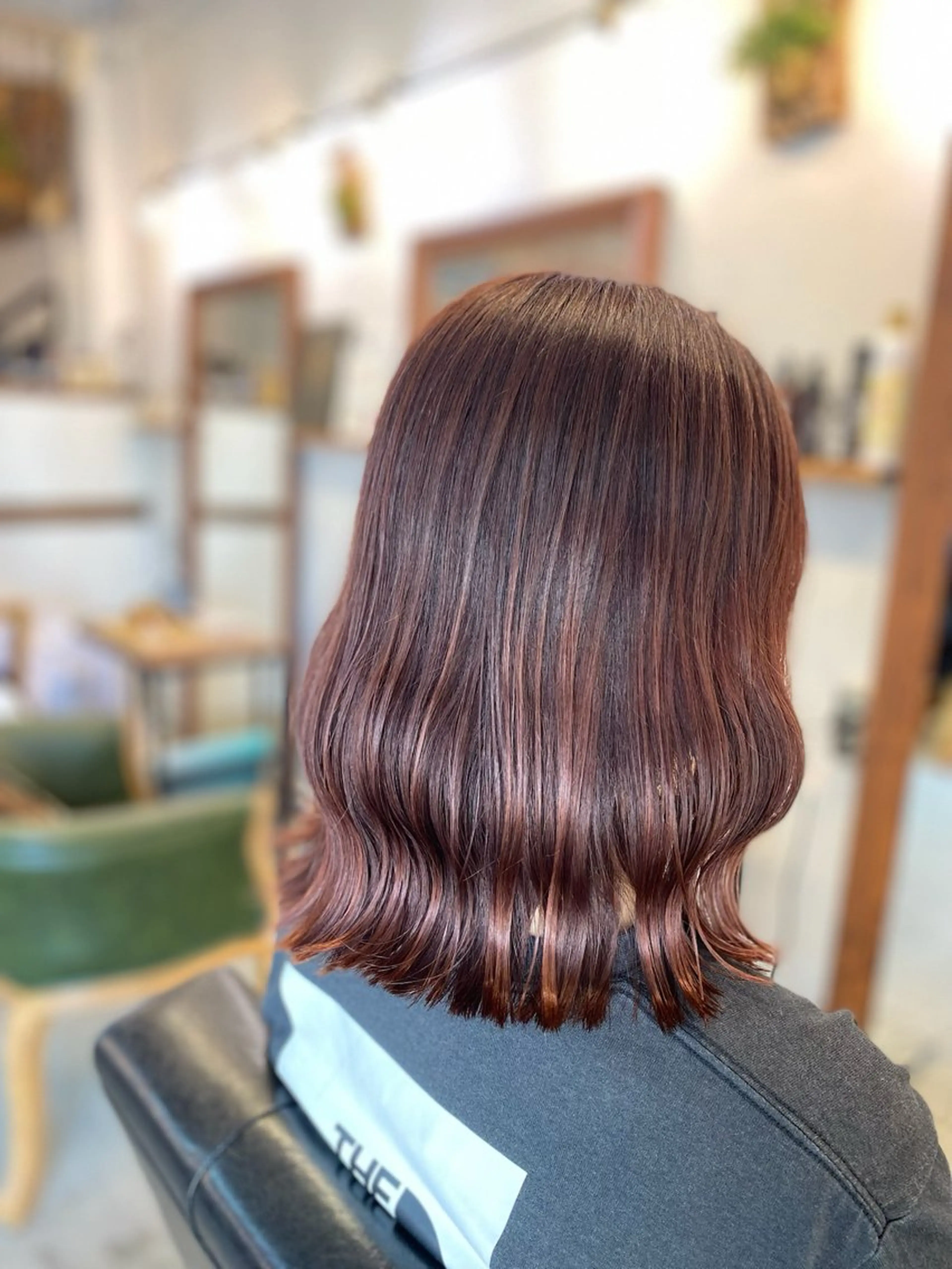 セミロング カラー 木宮 美緒のヘアスタイル