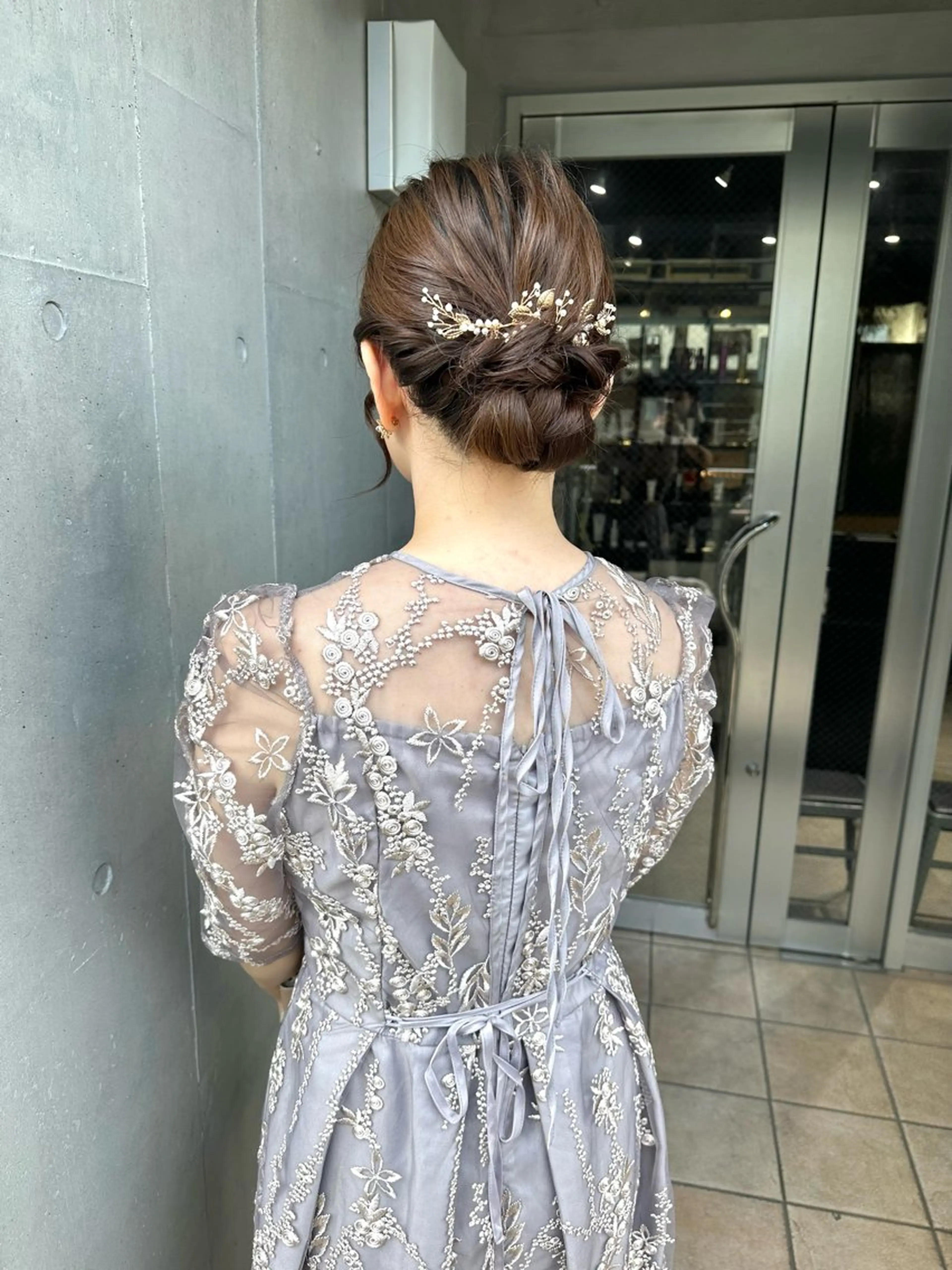 ヘアアレンジ 結婚式・ブライダル ARCANAブリーチ ダブルカラー🌟原宿のヘアスタイル