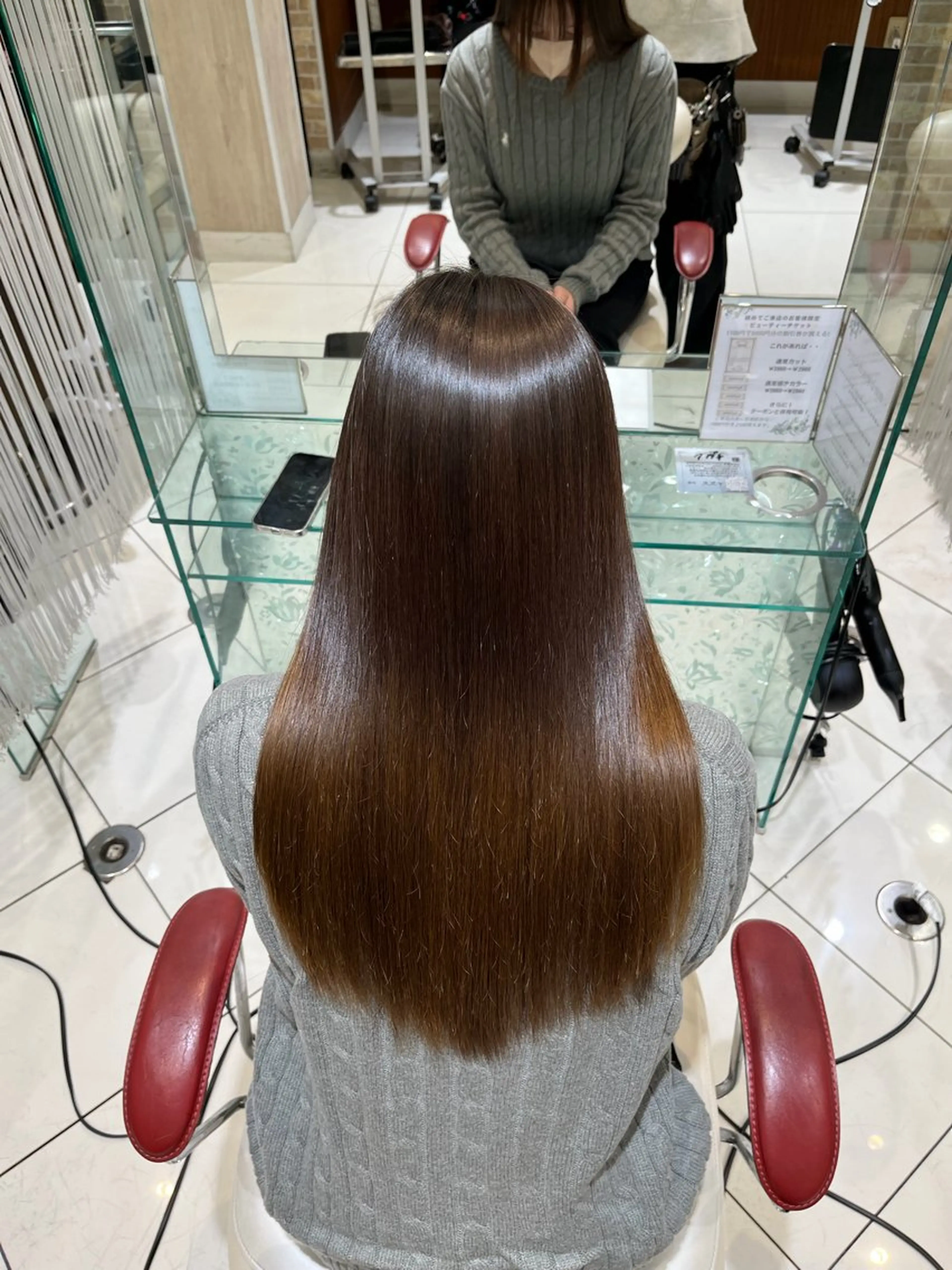 ロング カット 縮毛矯正 トリートメント 髪質改善美容師 鈴木のヘアスタイル