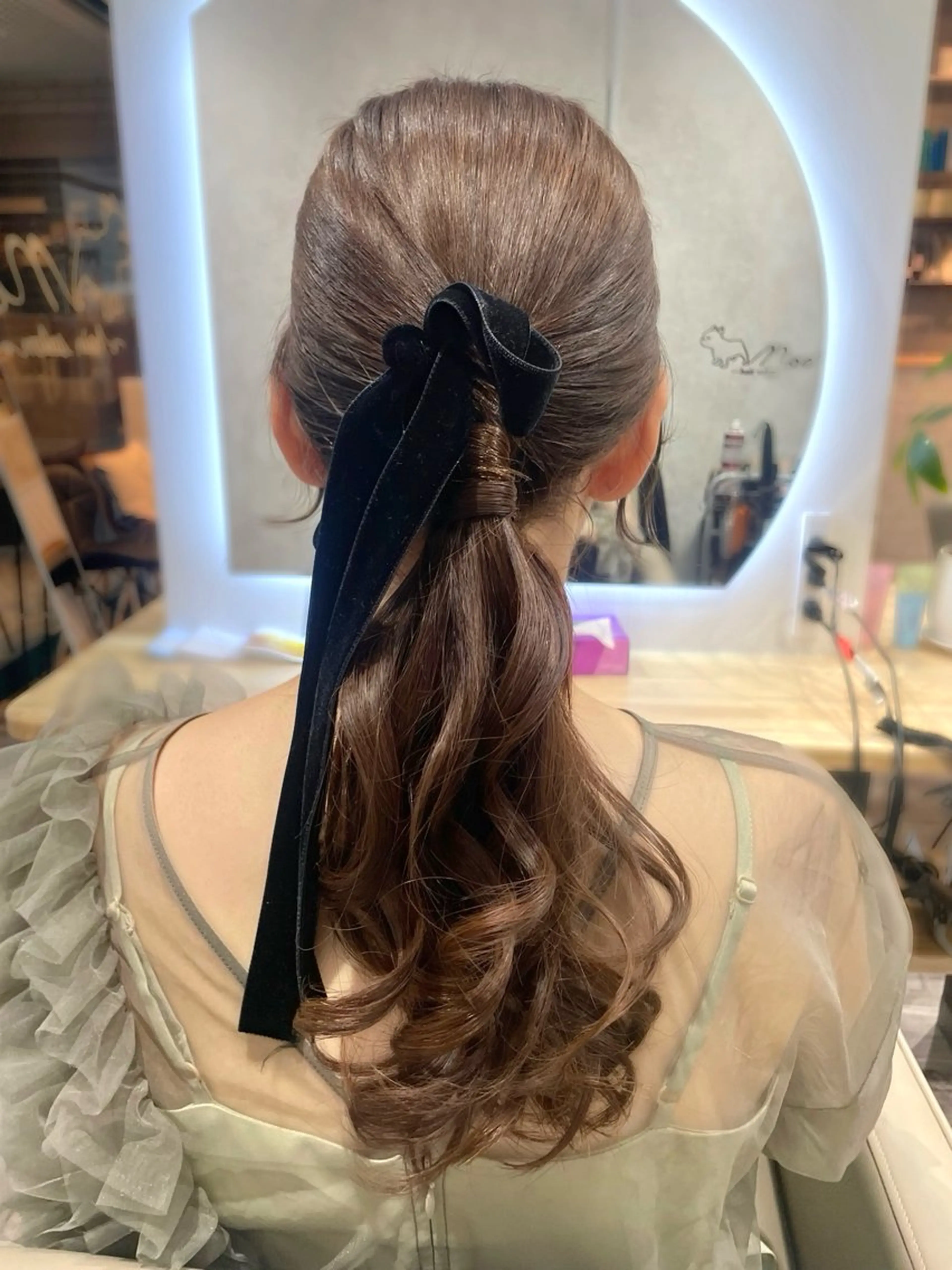 ヘアアレンジ 結婚式・ブライダル ヘアセット Noe' Akariのヘアスタイル