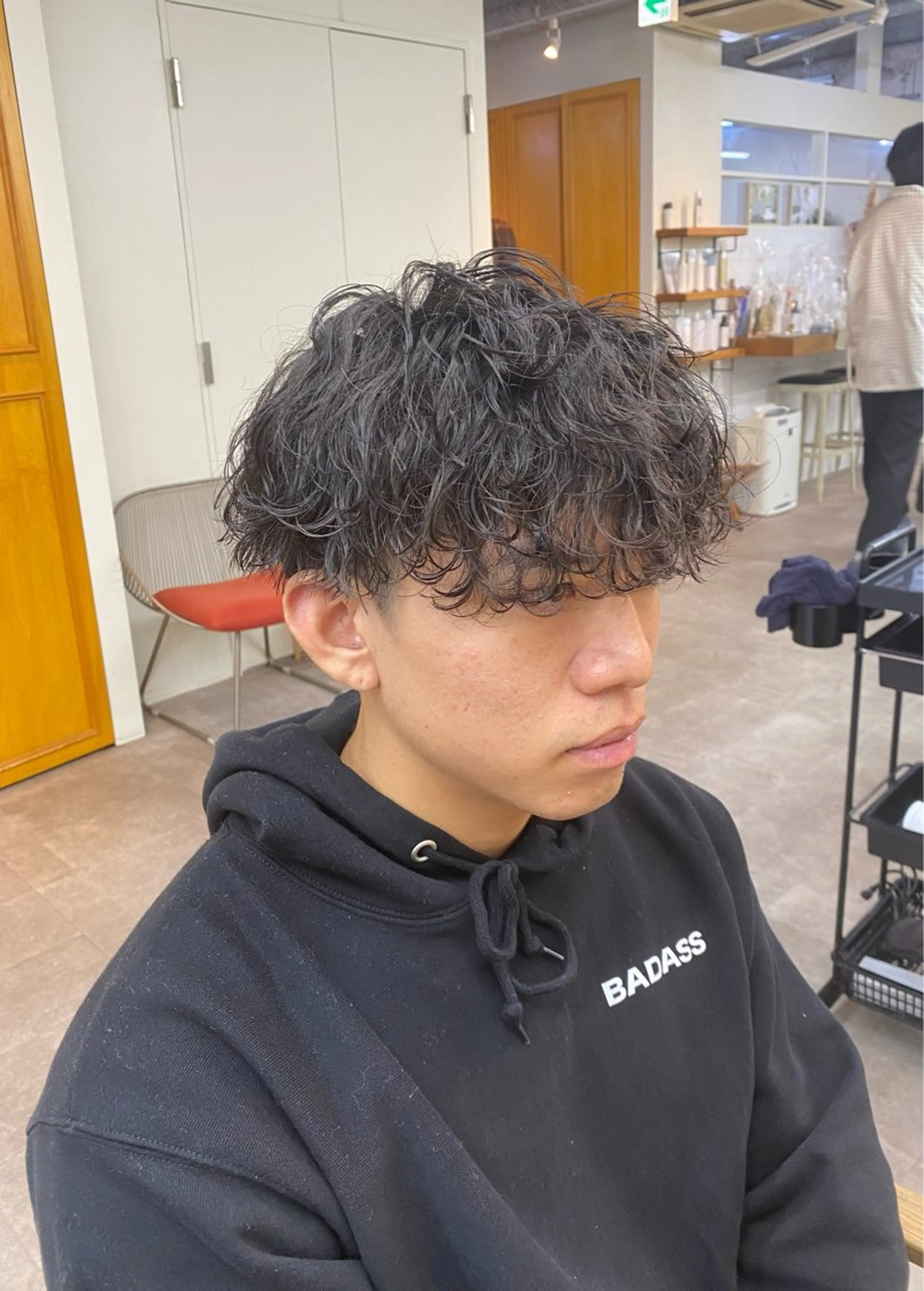 《全員クーポン》波巻きパーマ＋カット＋トリートメントの写真