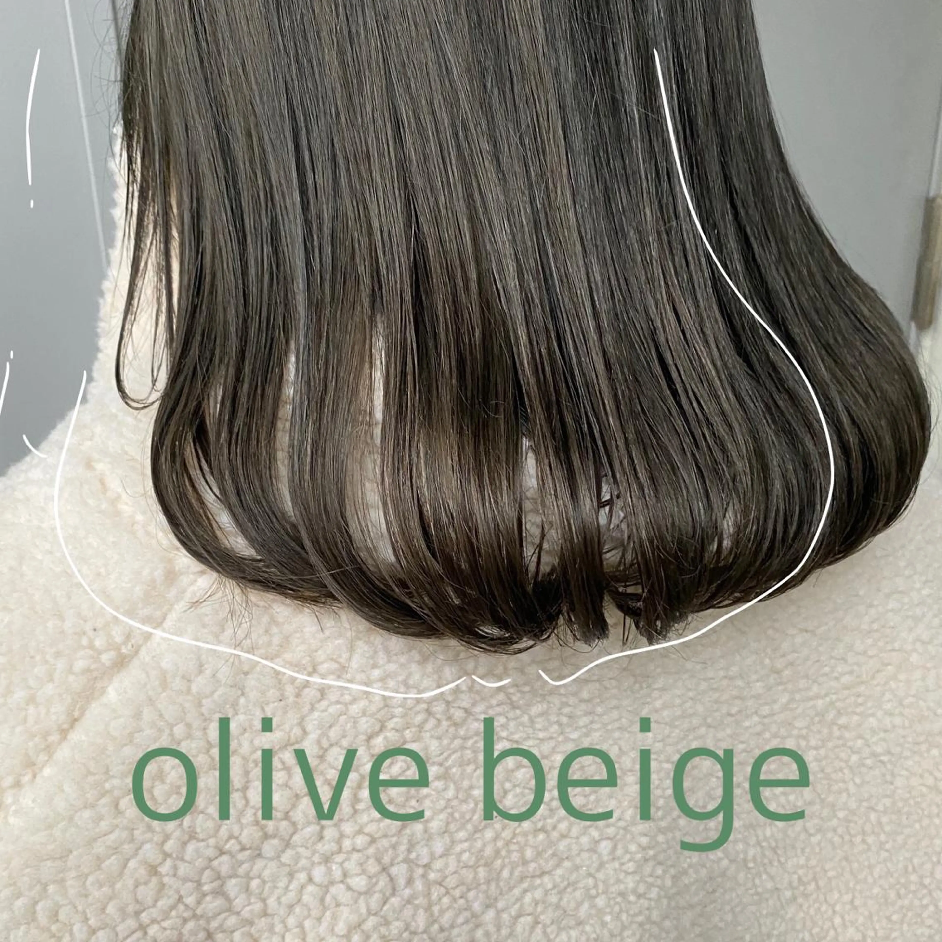 セミロング カラー ヘアアレンジ 赤味消し.髪質改善 🌿𝘠𝘜𝘙𝘐のヘアスタイル