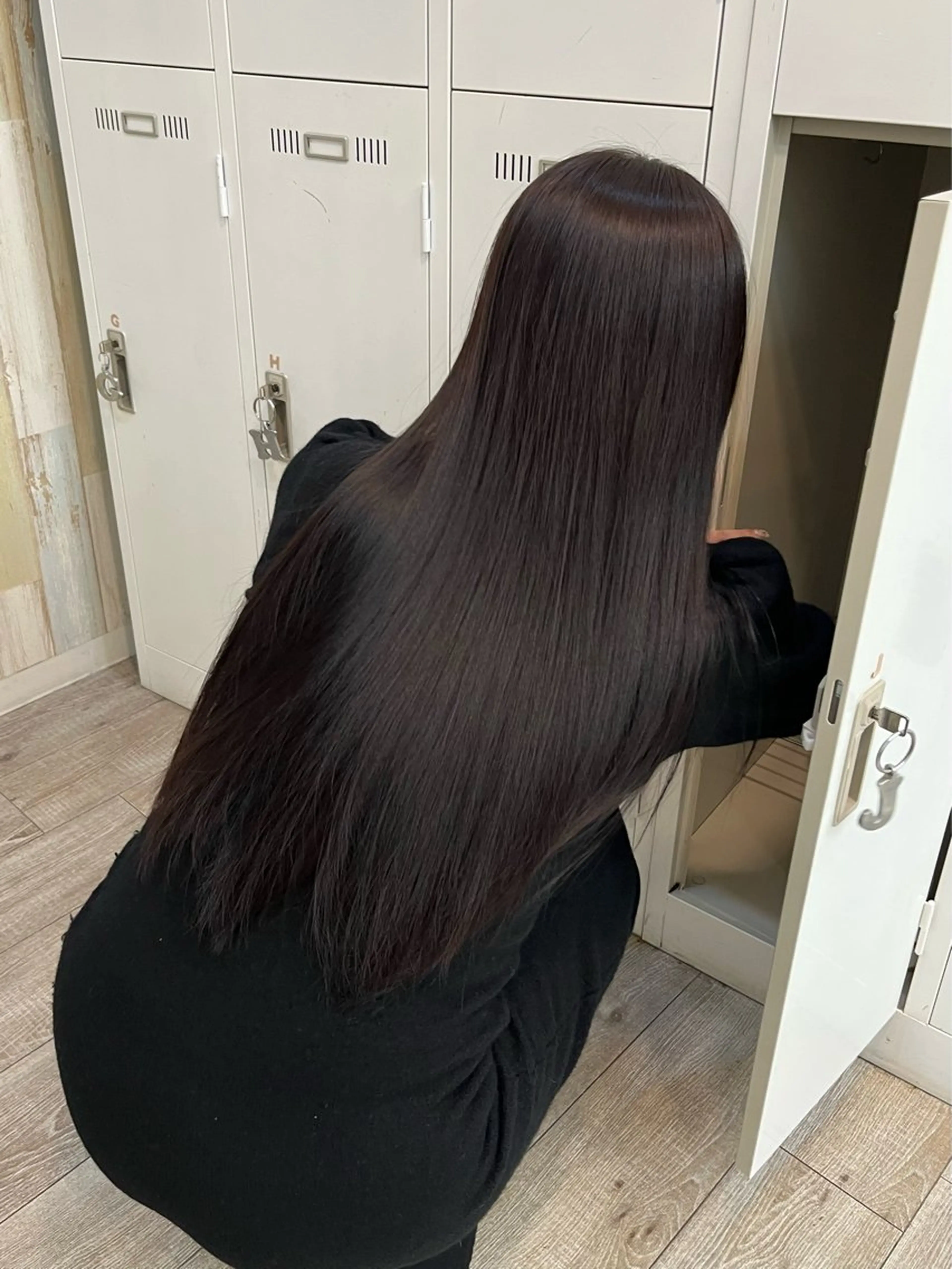 ロング カラー ディープラベンダー ラベンダーカラー カット ヘアカラー トリートメント 🦋レイヤー職人 猪瀬玲奈🦋のヘアスタイル