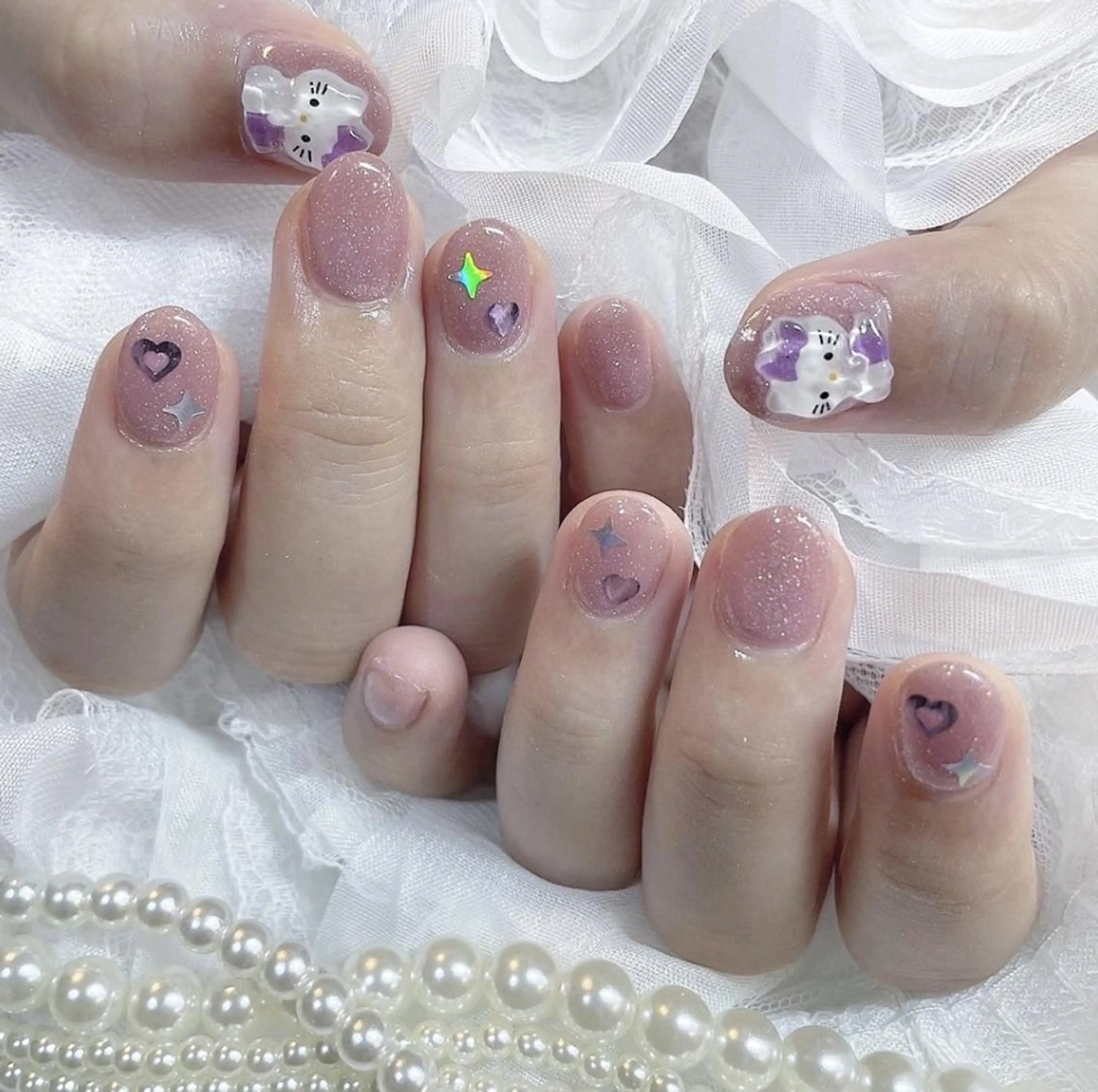 ネイル ジェルネイル 韓国ネイル 持ち込み ワンカラーネイル ワンホンネイル ハンドネイル fiore nail 🦋のネイルデザイン