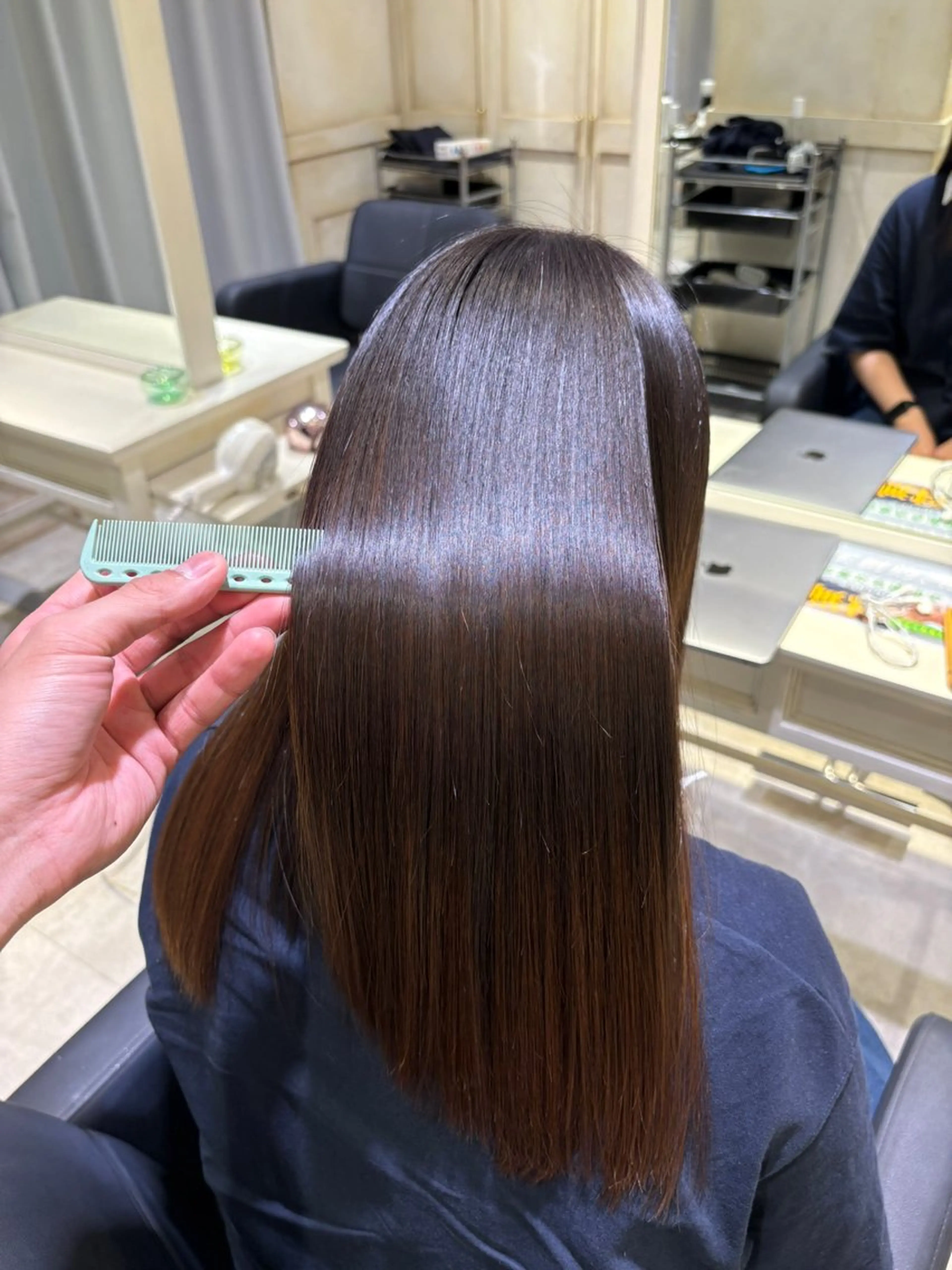 ロング 縮毛矯正 トリートメント 🟠髪質改善縮毛矯正 YUTO🟠のヘアスタイル