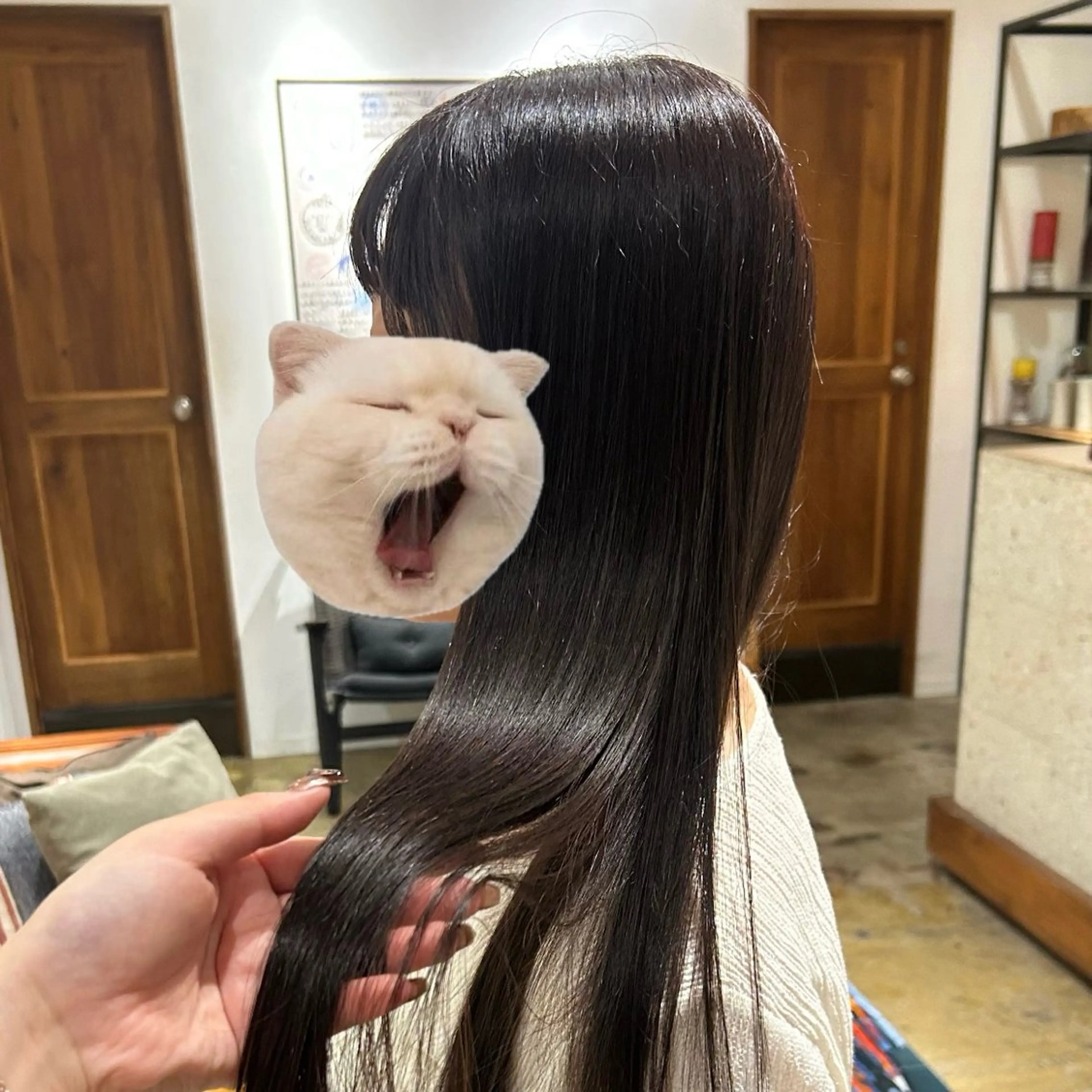 カラー ブラウンカラー 透明感カラー イルミナカラー カット ヘアカラー トリートメント ココナ./ 艶っぽカラー🐏のヘアスタイル