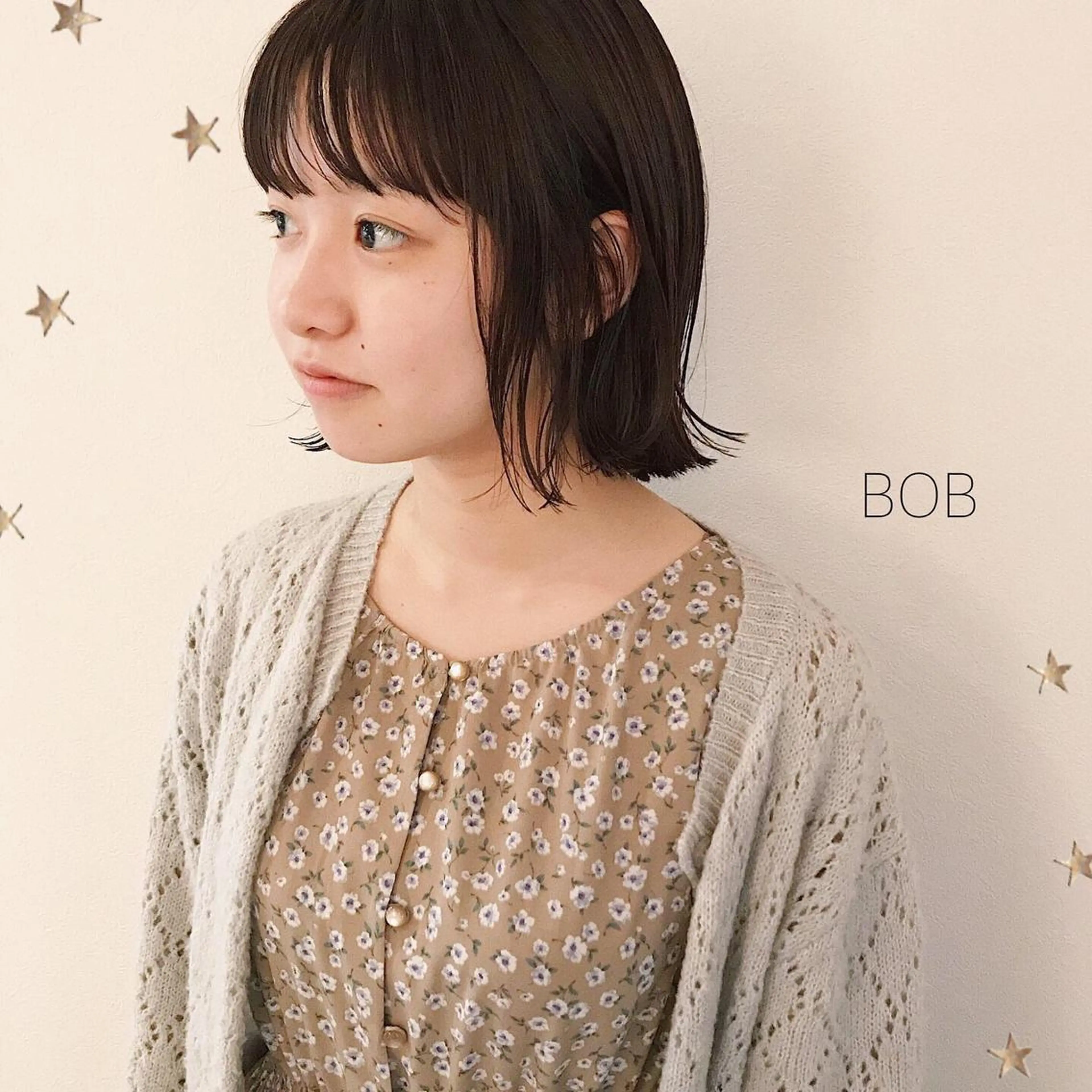 ミディアム 市川 千夏のヘアスタイル