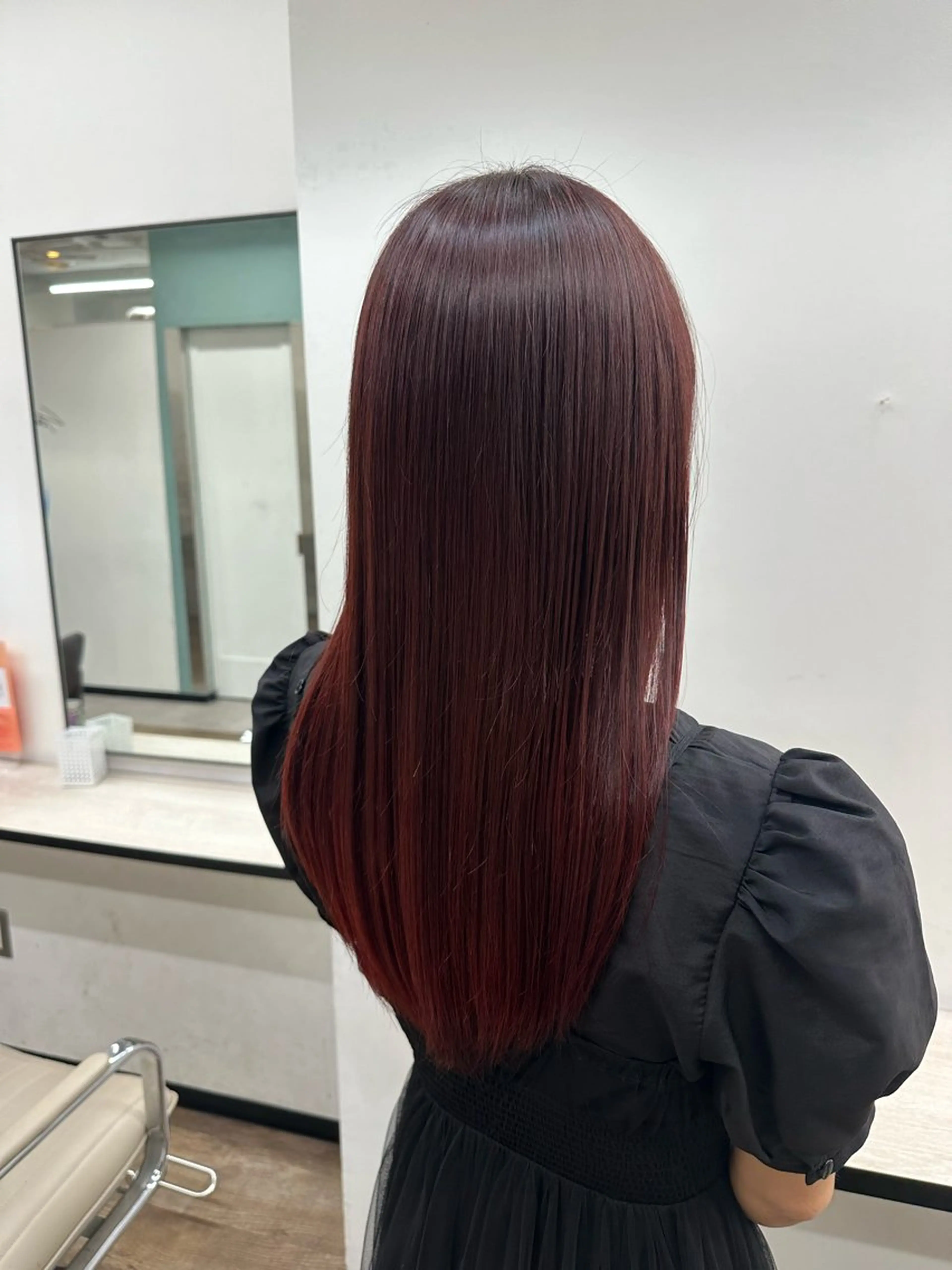 【🧑🎓黒髪卒業🧑🎓】ブリーチなしダブルカラー➕1stepトリートメントの写真