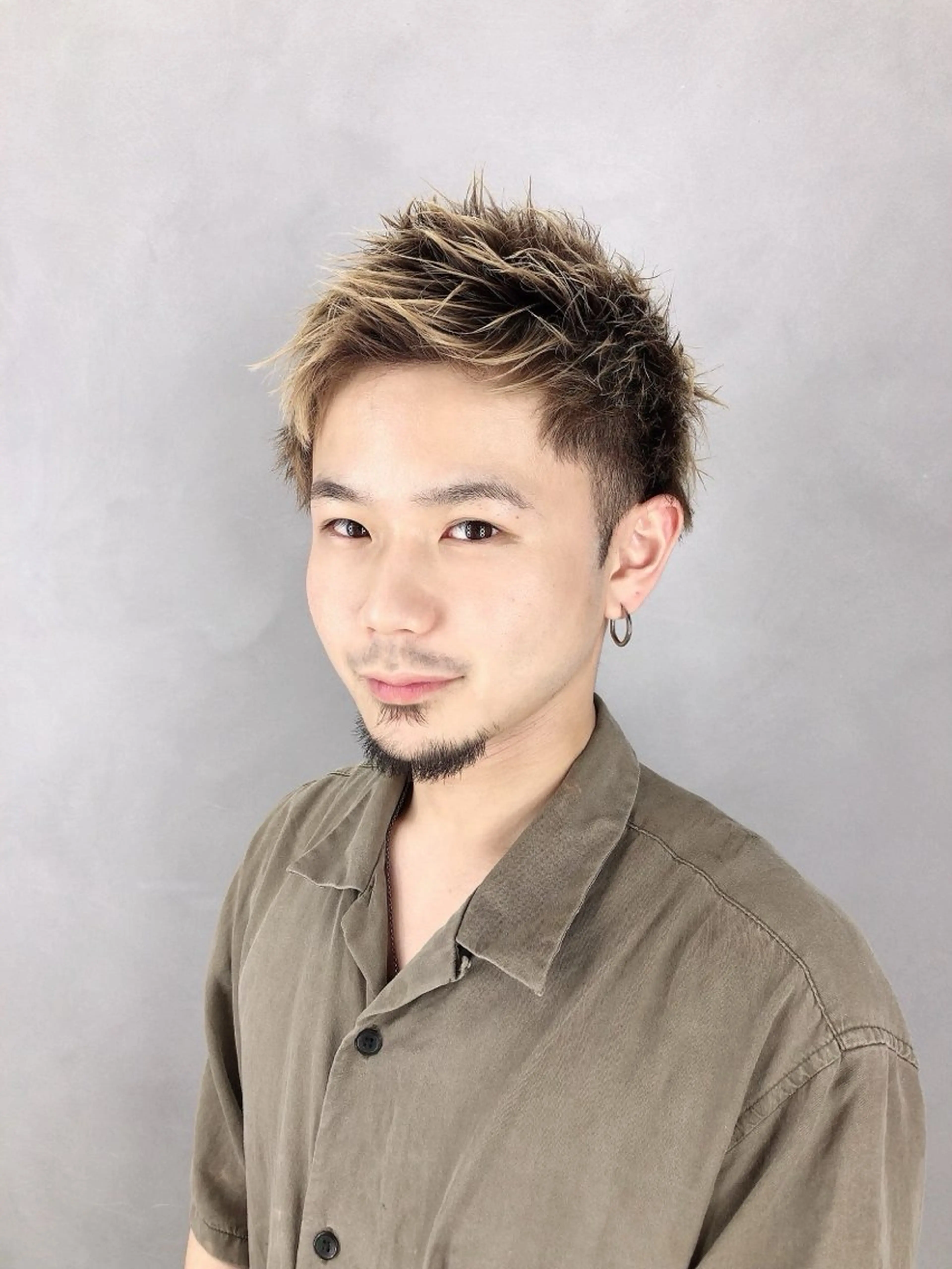 カラー メンズ ブリーチモデル✂︎ カラー特化✨ひかり/のヘアスタイル