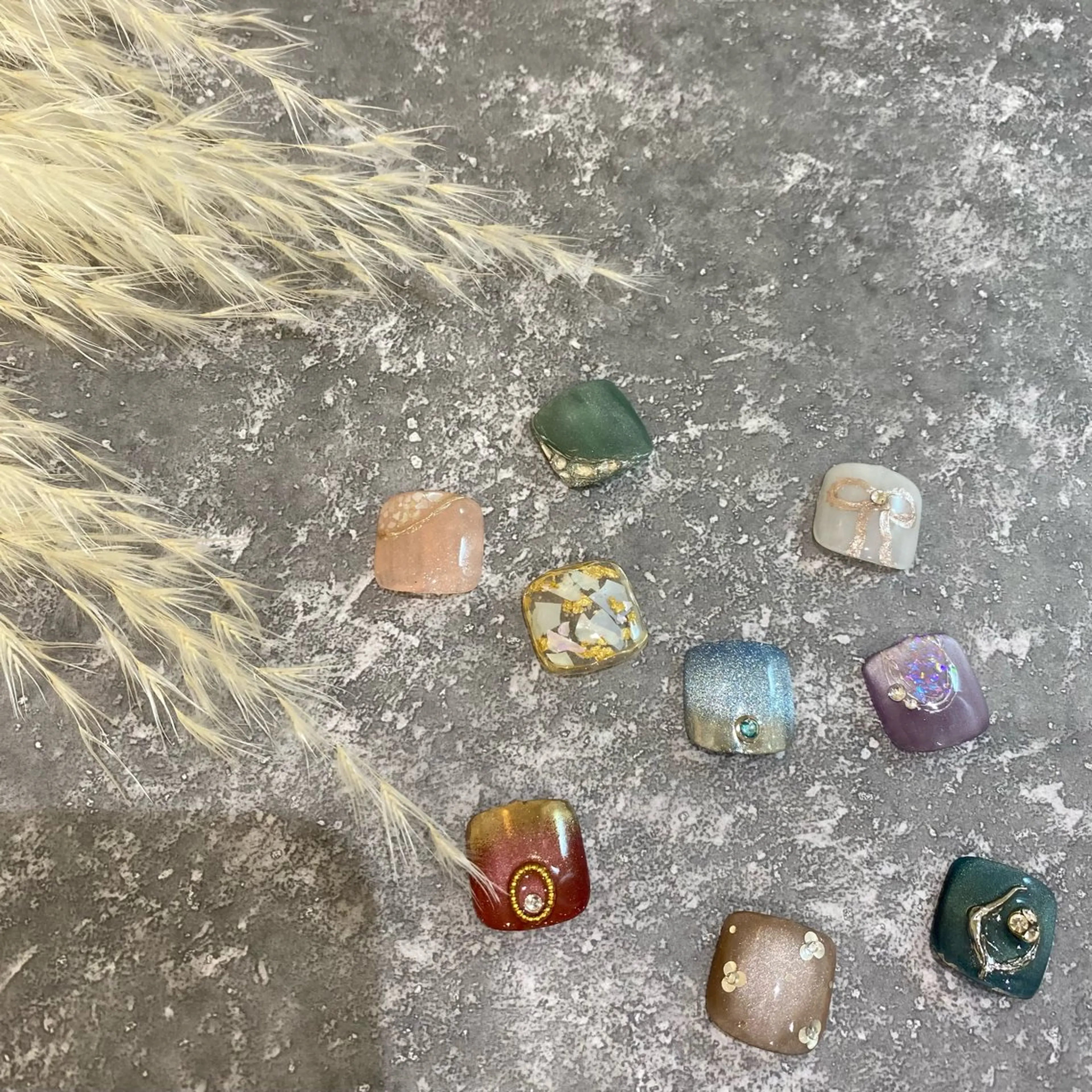 ネイル フットネイル フットネイル Loverystal アイミのマツエク・マツパデザイン