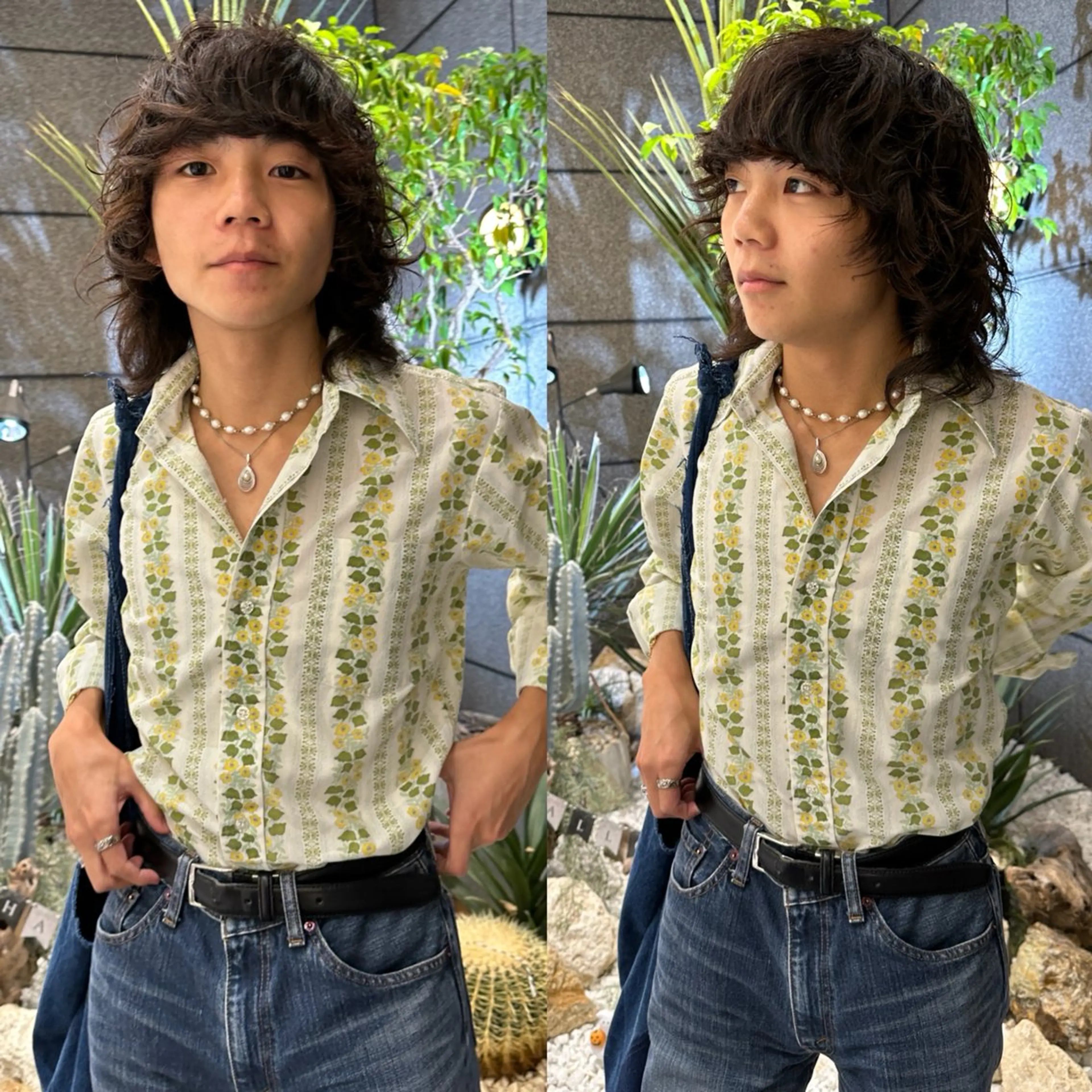 セミロング パーマ メンズ AMI ウルフパーマ/メンズのヘアスタイル