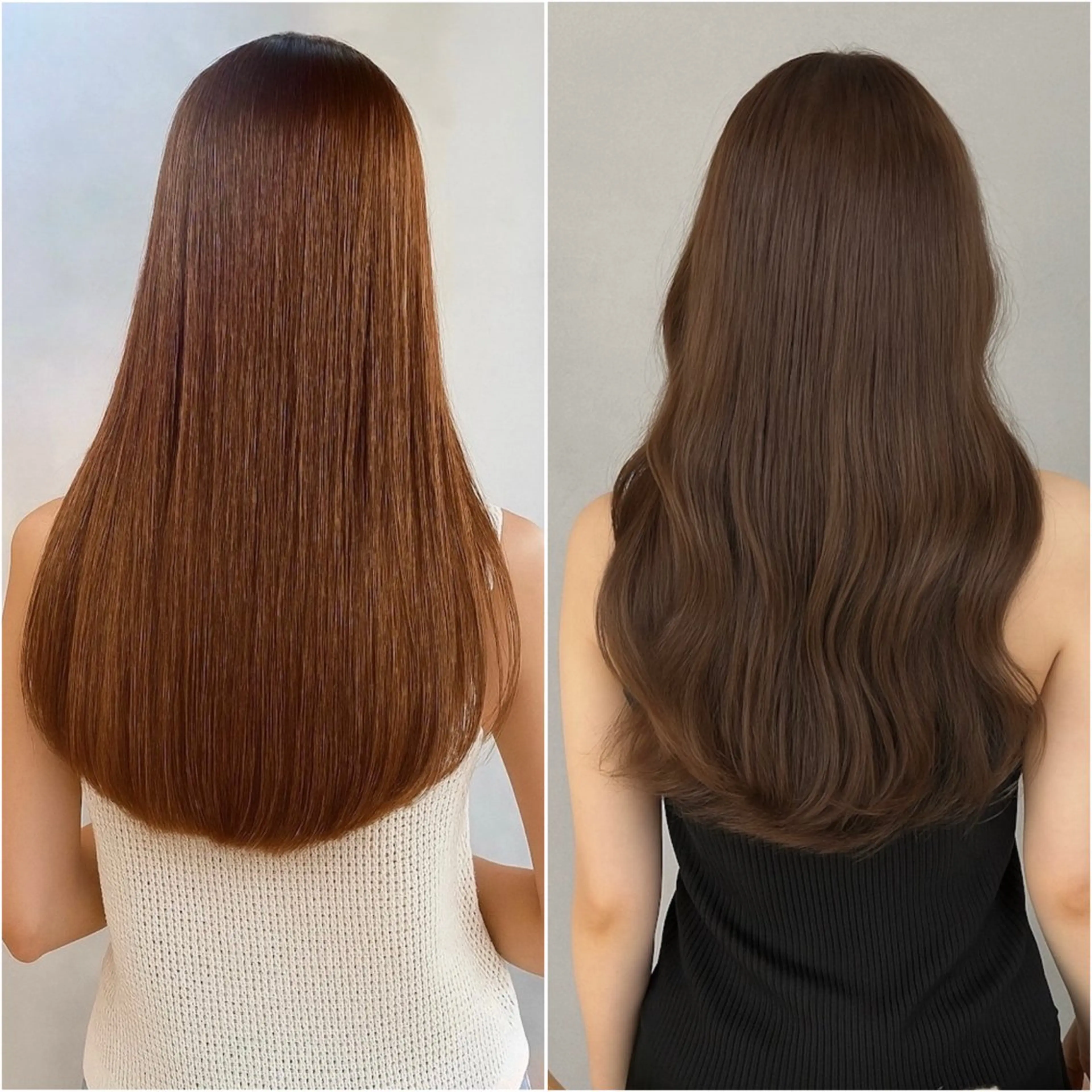 ロング カラー ブリーチ ボブ 髪質改善 レイヤーカット 縮毛矯正 カット ヘアカラー トリートメント 【nui 茨木】 清水優のヘアスタイル