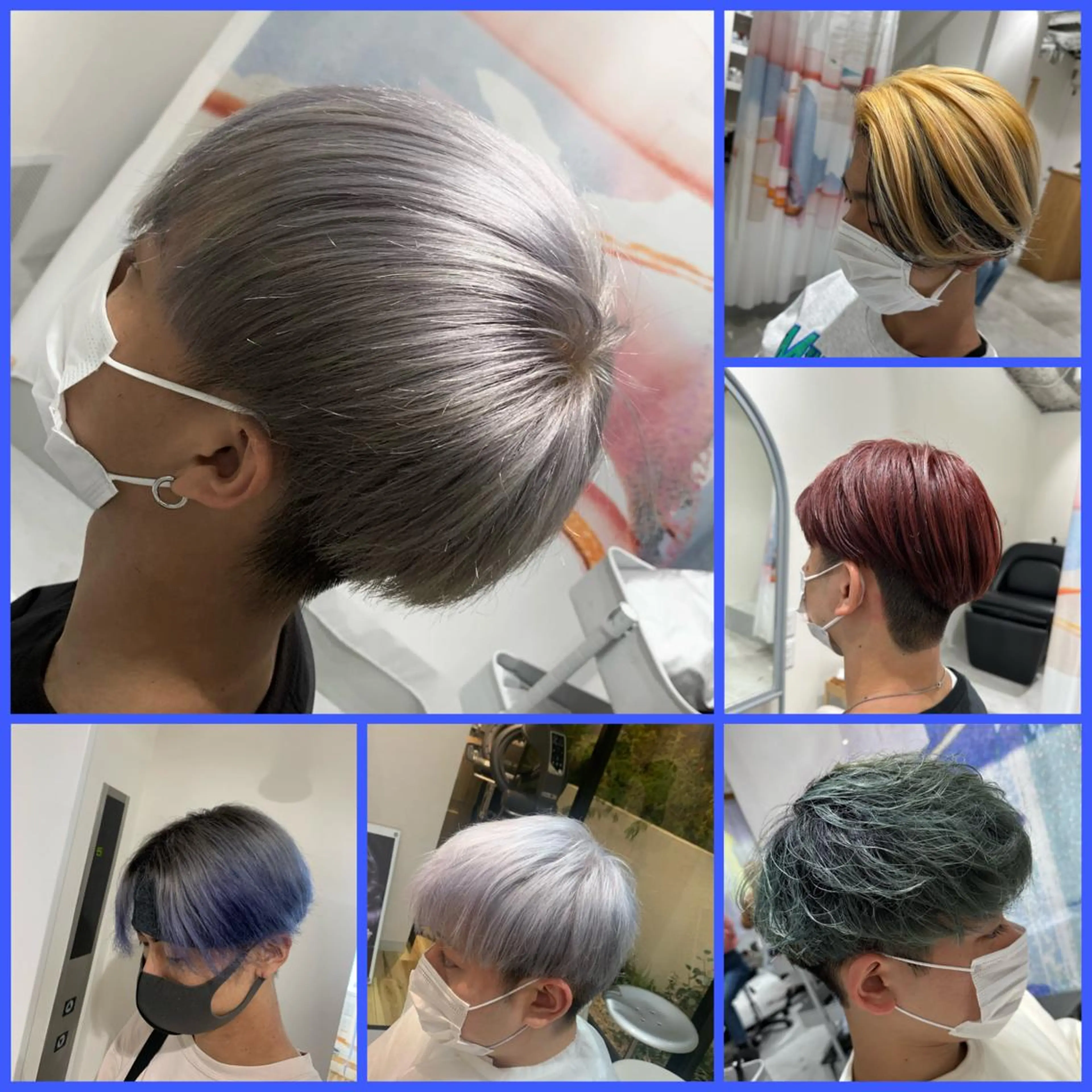 ショート カラー メンズ メンズブリーチ メンズハイトーン ブリーチ ハイトーンカラー 💎メンズパーマ特化 🥇メンズのプロのヘアスタイル