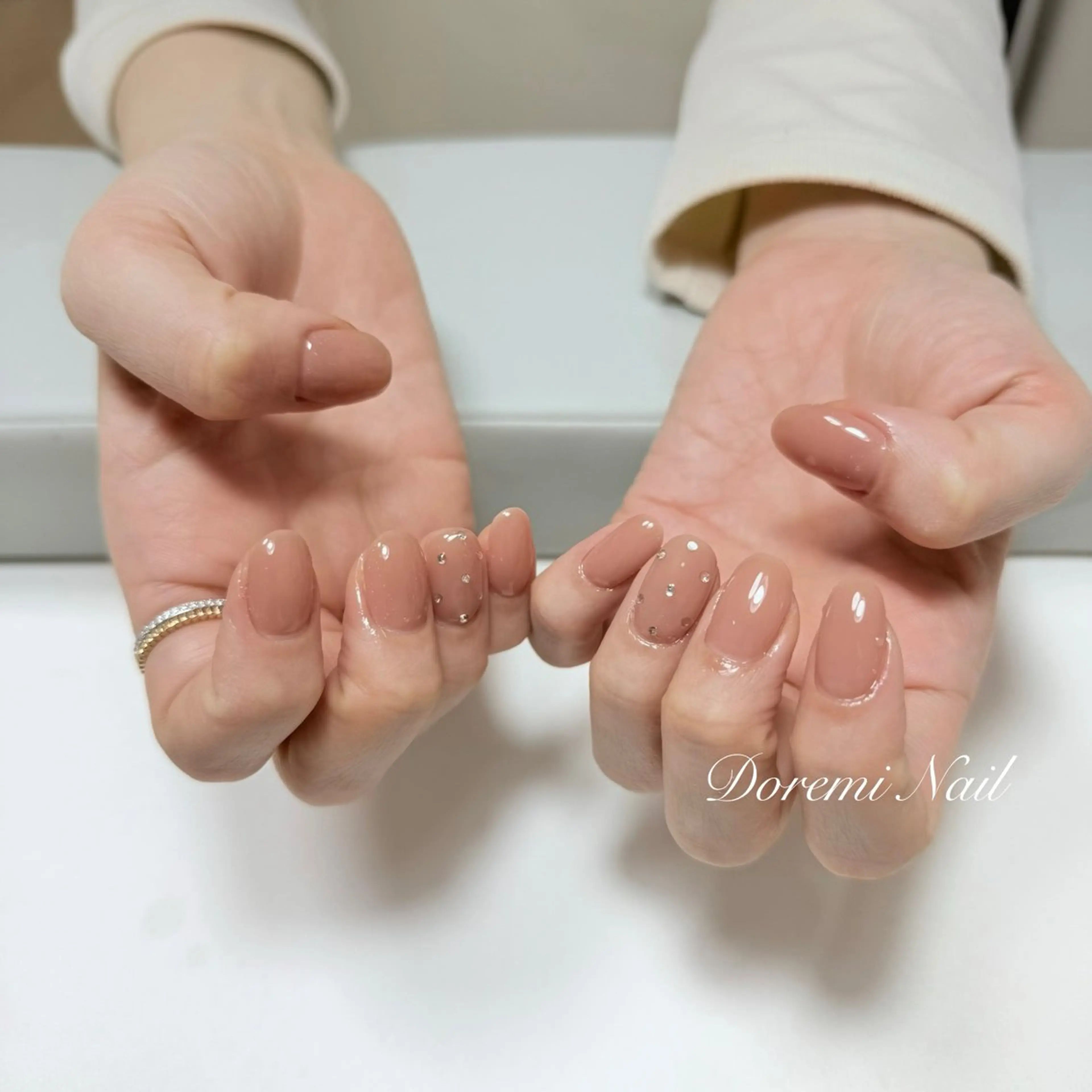 ネイル ストーンネイル ハンドネイル Doremi Nailのネイルデザイン