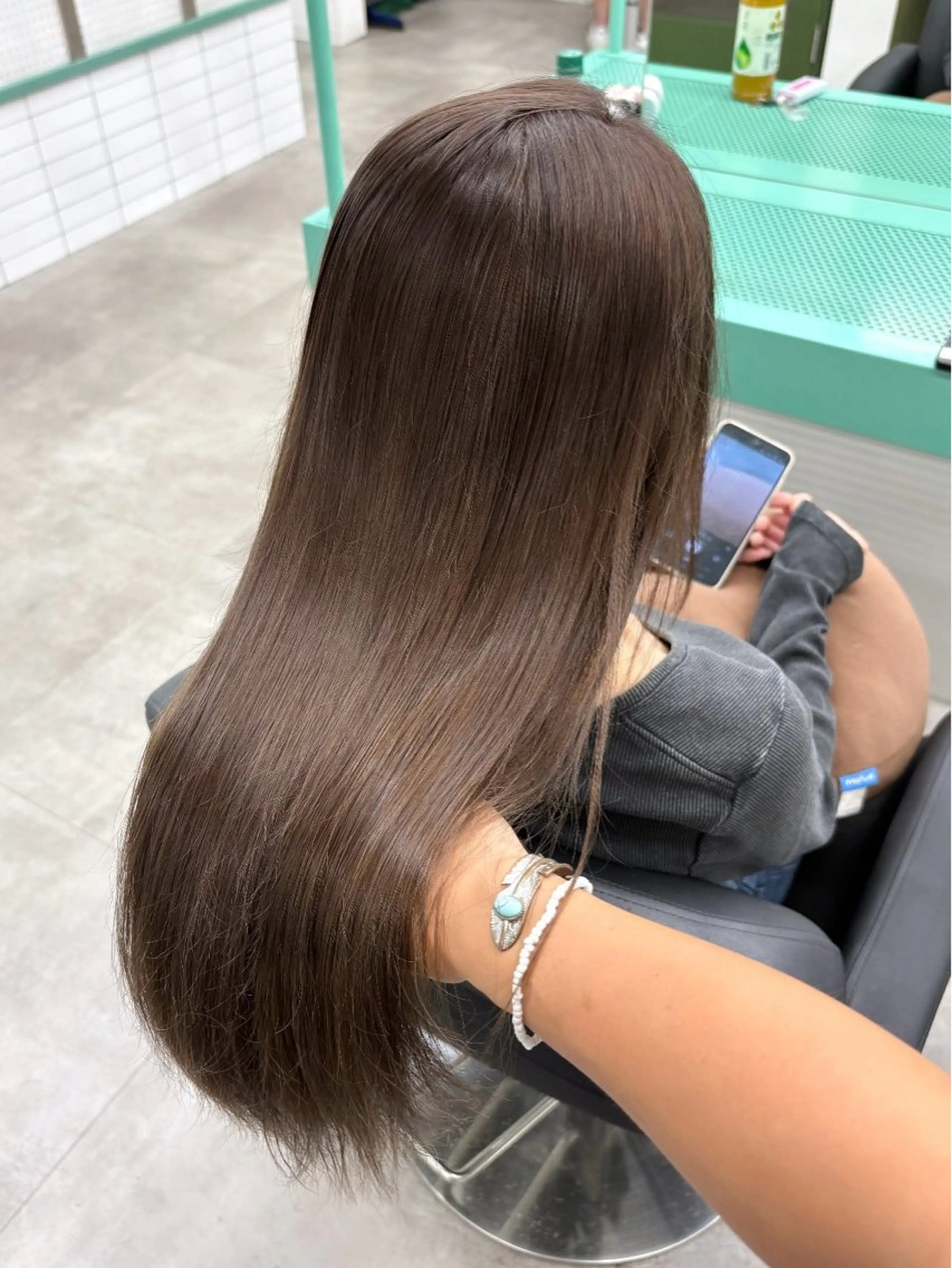 透明感Up⤴︎ブリーチなしダブルケアカラーの写真