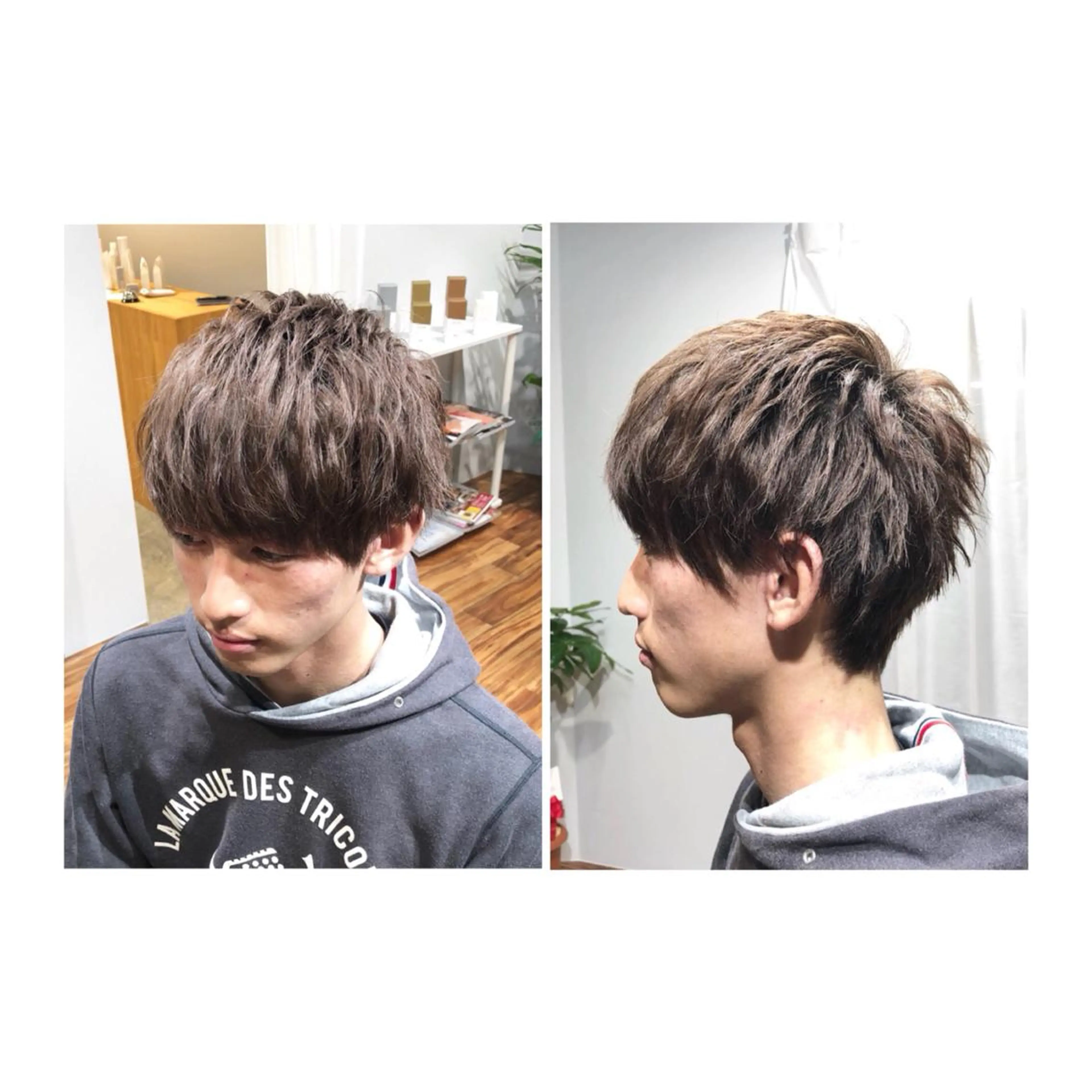 メンズ マッシュ カット ヘアカラー トリートメント Cuon所属・✨ご新規様のみ✨ ウンノのヘアスタイル