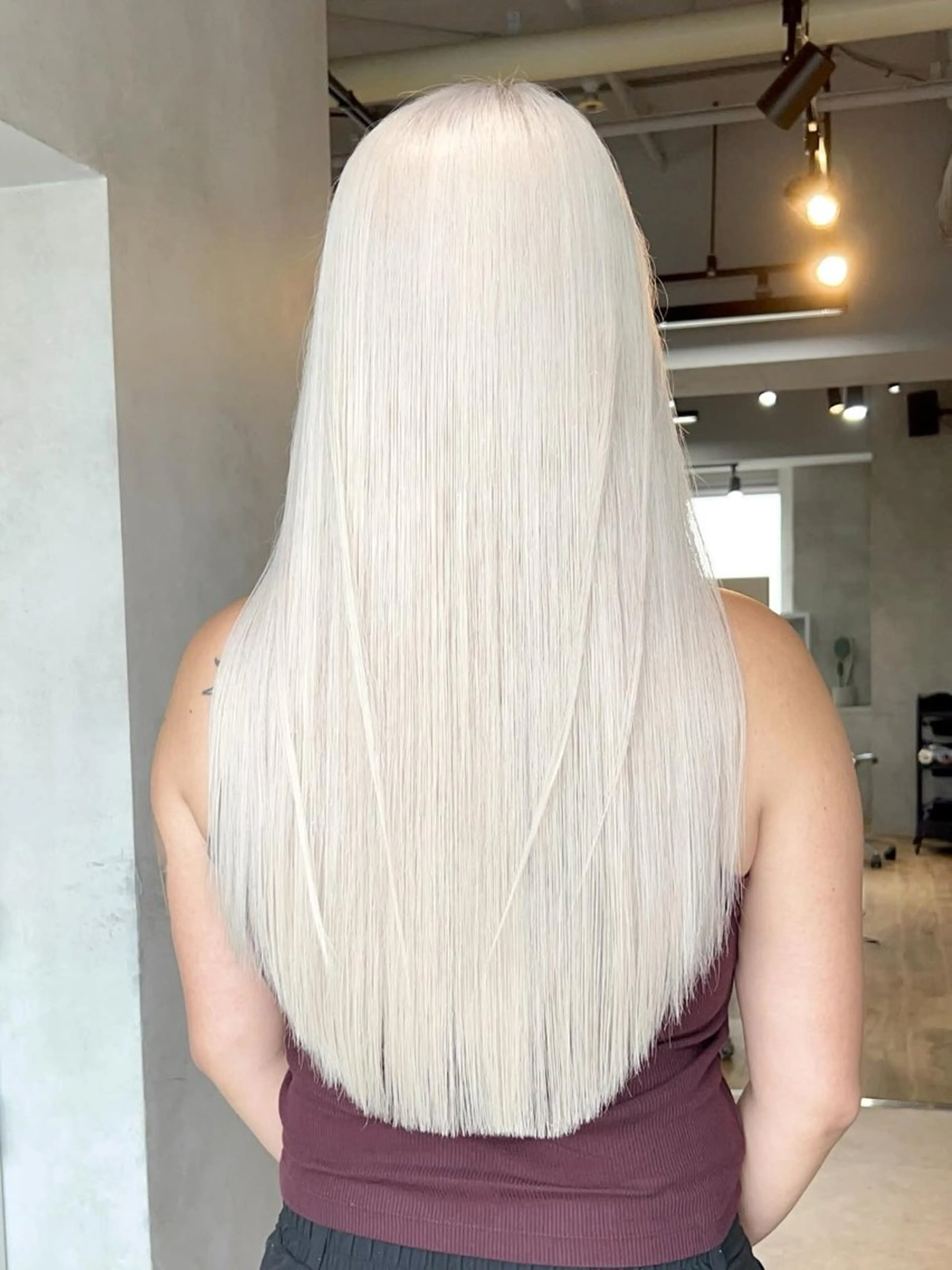 ロング カラー ヘアカラー AIRI/難波/ ハイトーン/髪質改善のヘアスタイル