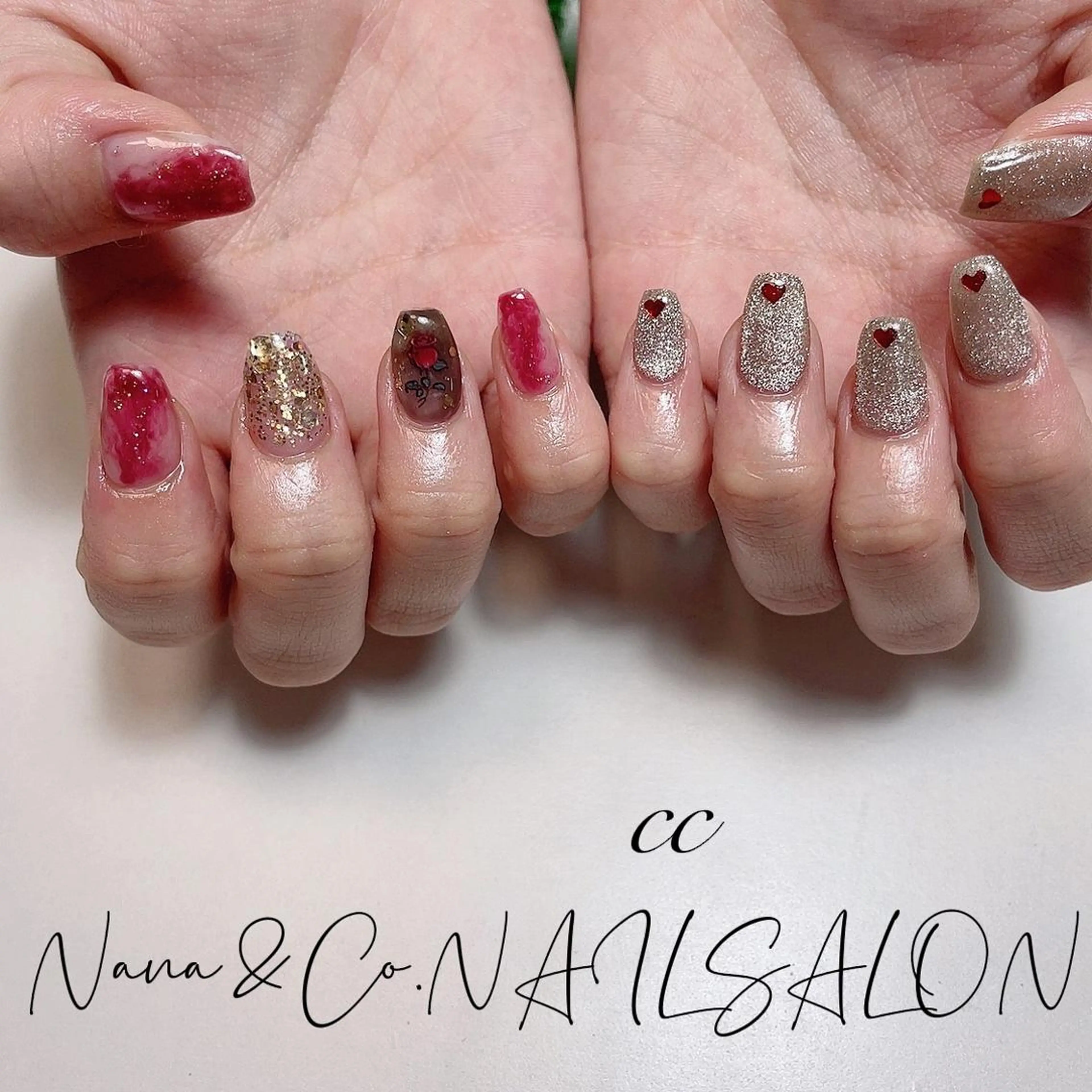 カラー ネイル 持ち込み C C🌼のネイルデザイン