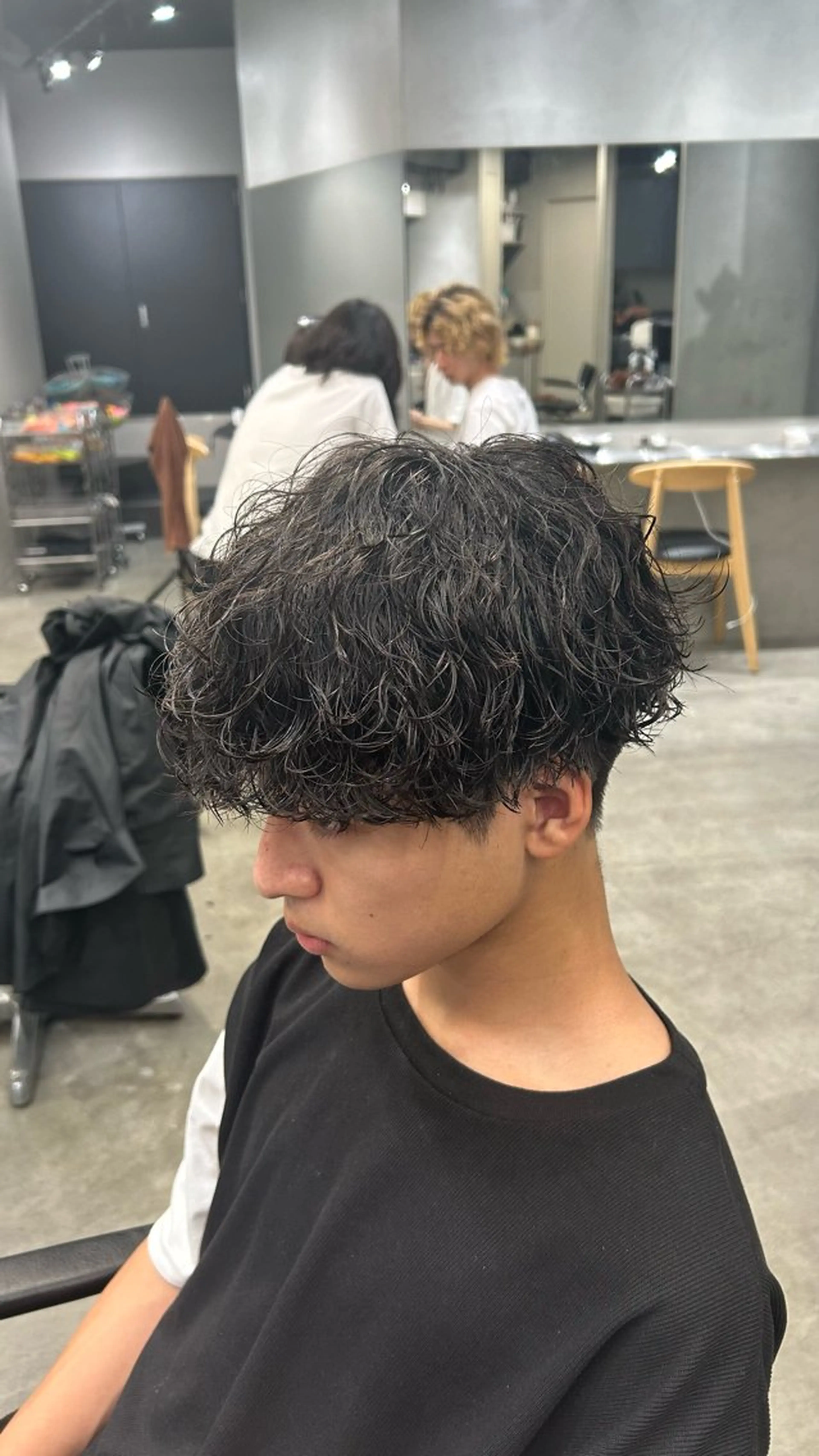 パーマ メンズ 藤平海音/fifth PARKのヘアスタイル