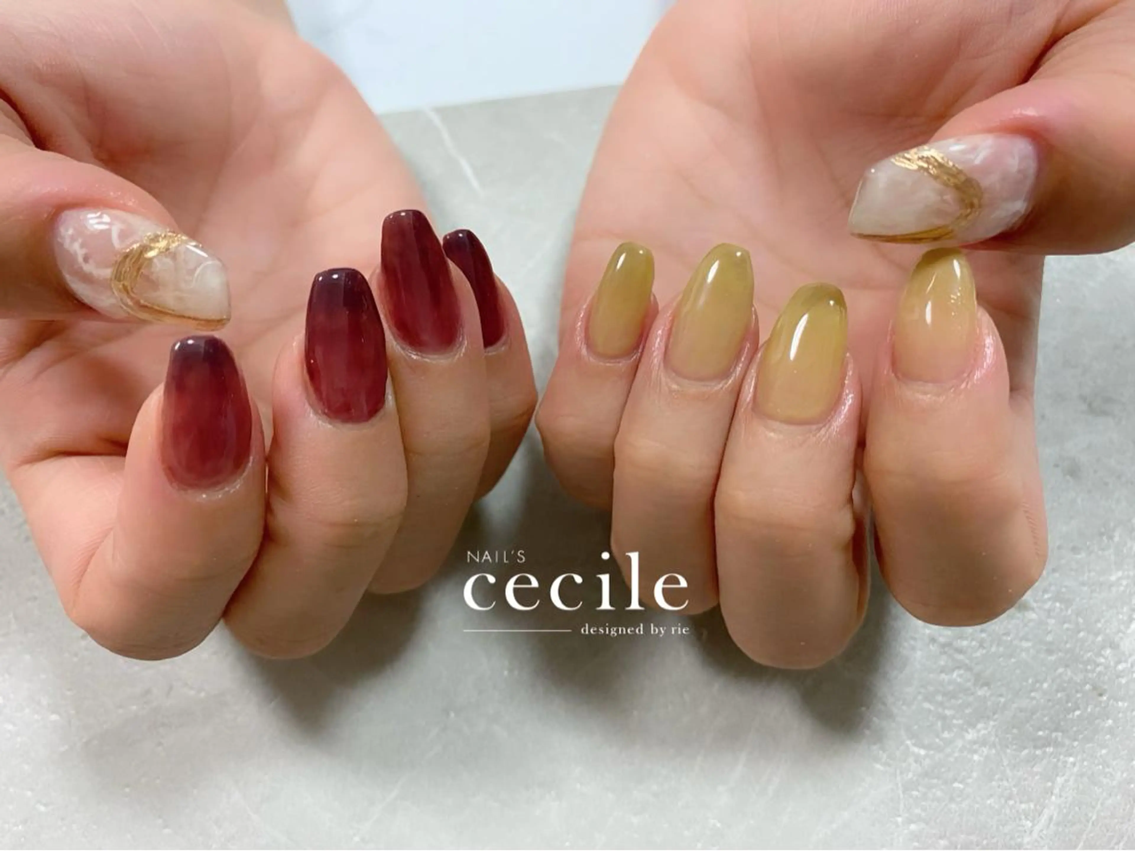 ネイル ハンドネイル Cecile Rieのネイルデザイン