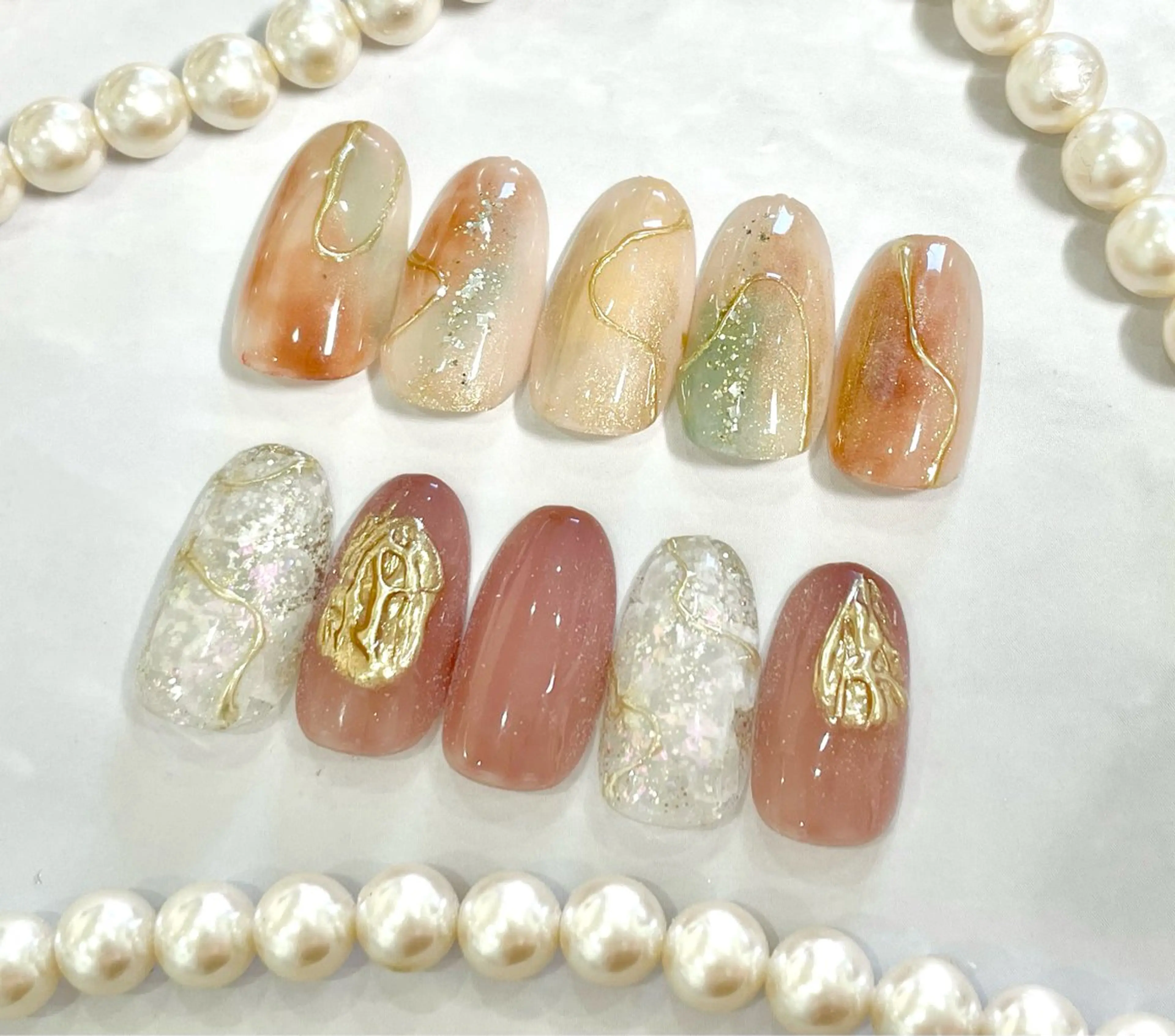 ミディアム ハンドネイル BURGUNDY 🌹eriのネイルデザイン