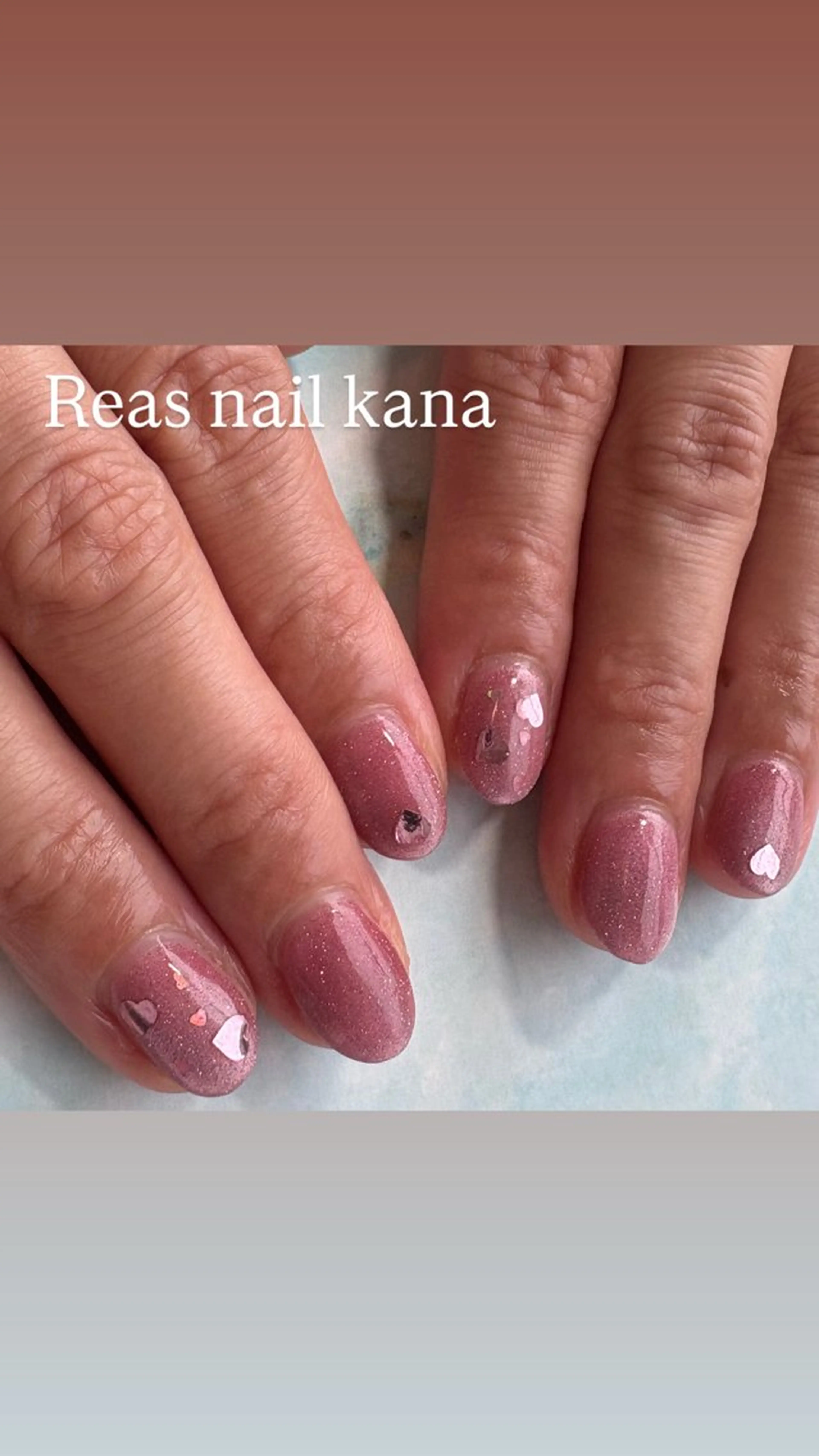 ネイル ハート Reas nail kanaのネイルデザイン