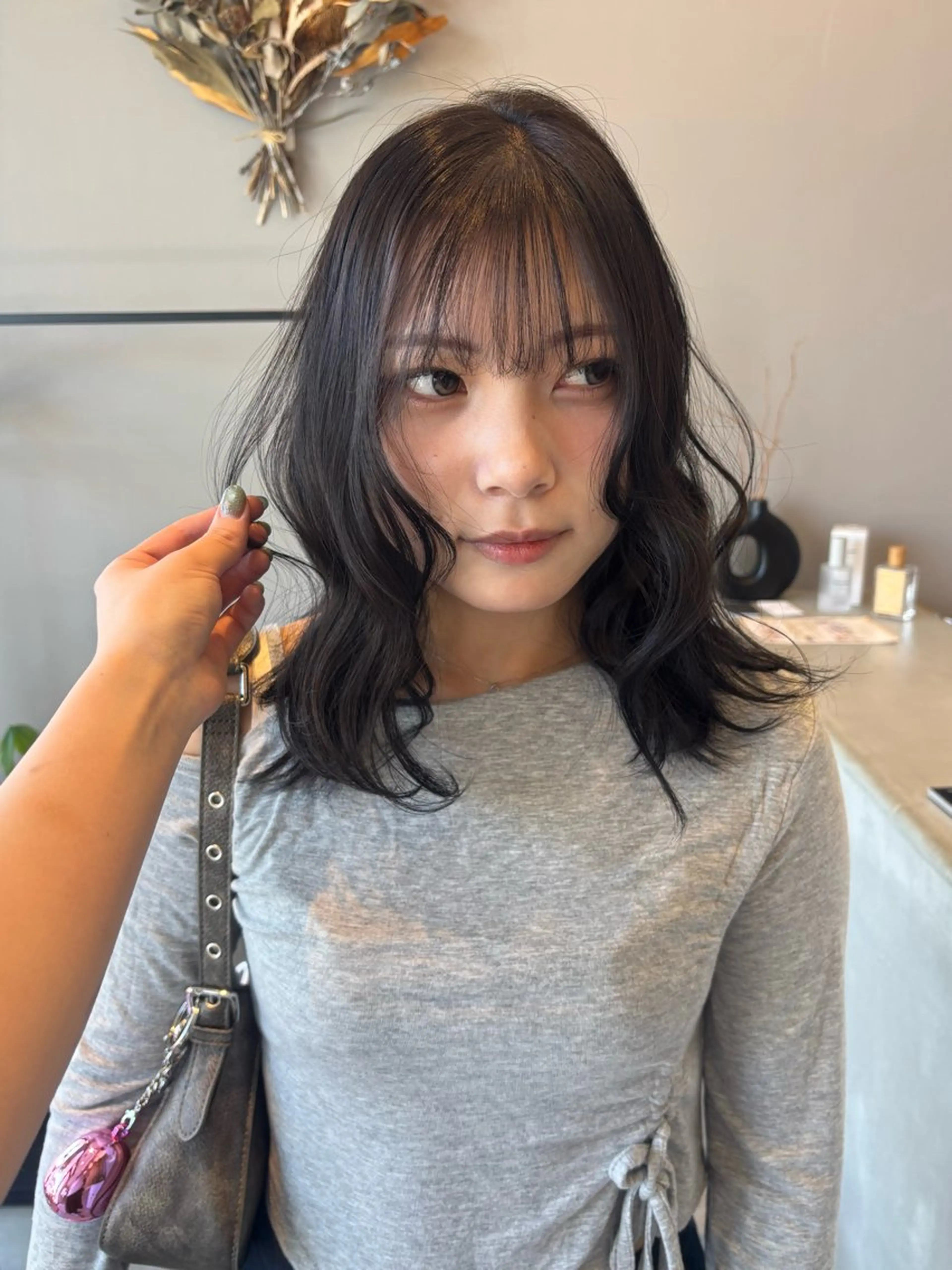 ミディアム カラー ヘアカラー miyu /niilのヘアスタイル