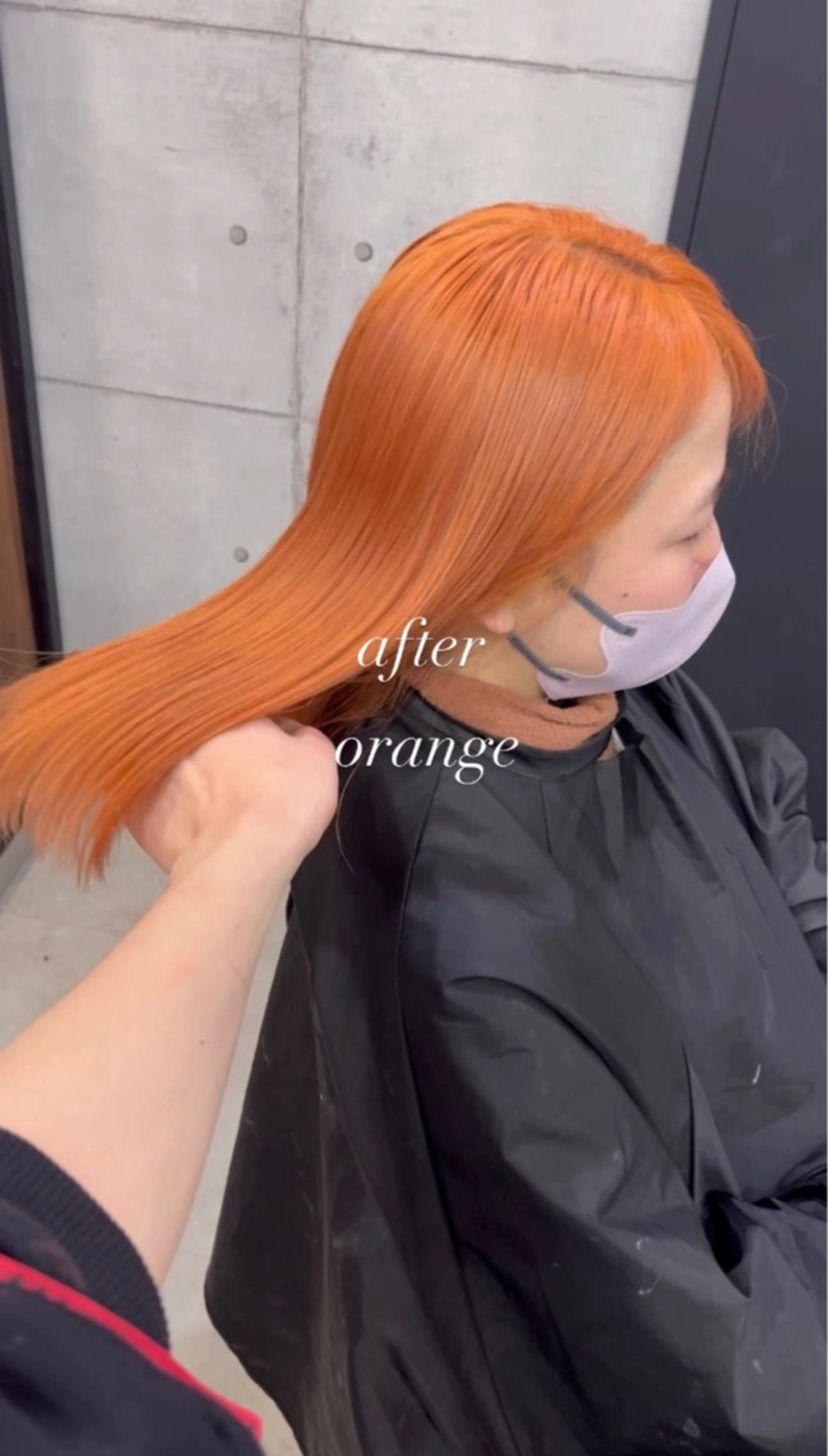 カラー UNBALANCE OSAKA所属・縮毛矯正モデル 募集中Yuuriのヘアスタイル