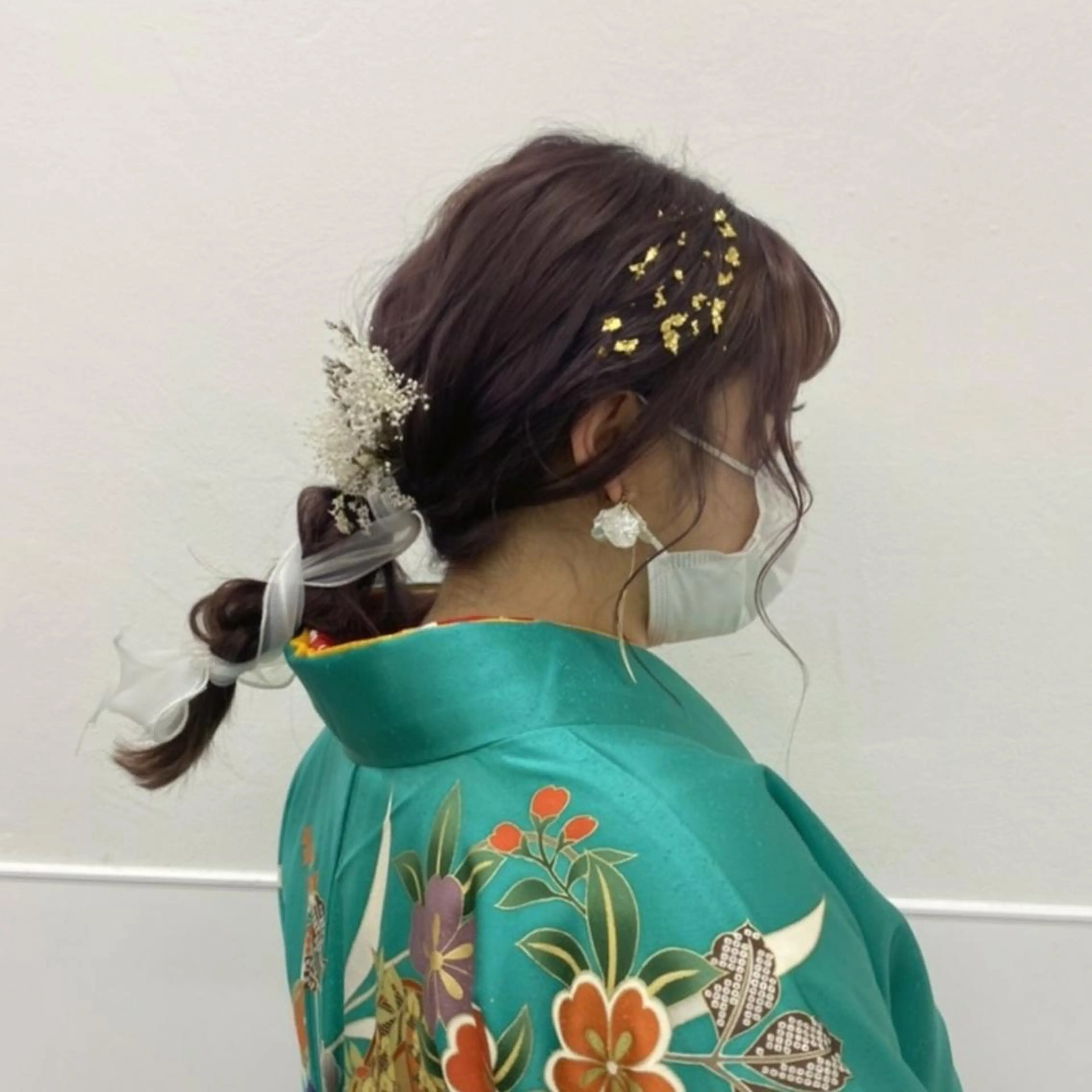 セミロング ヘアアレンジ 美髪水素カラー✨ 迫田ゆりのヘアスタイル