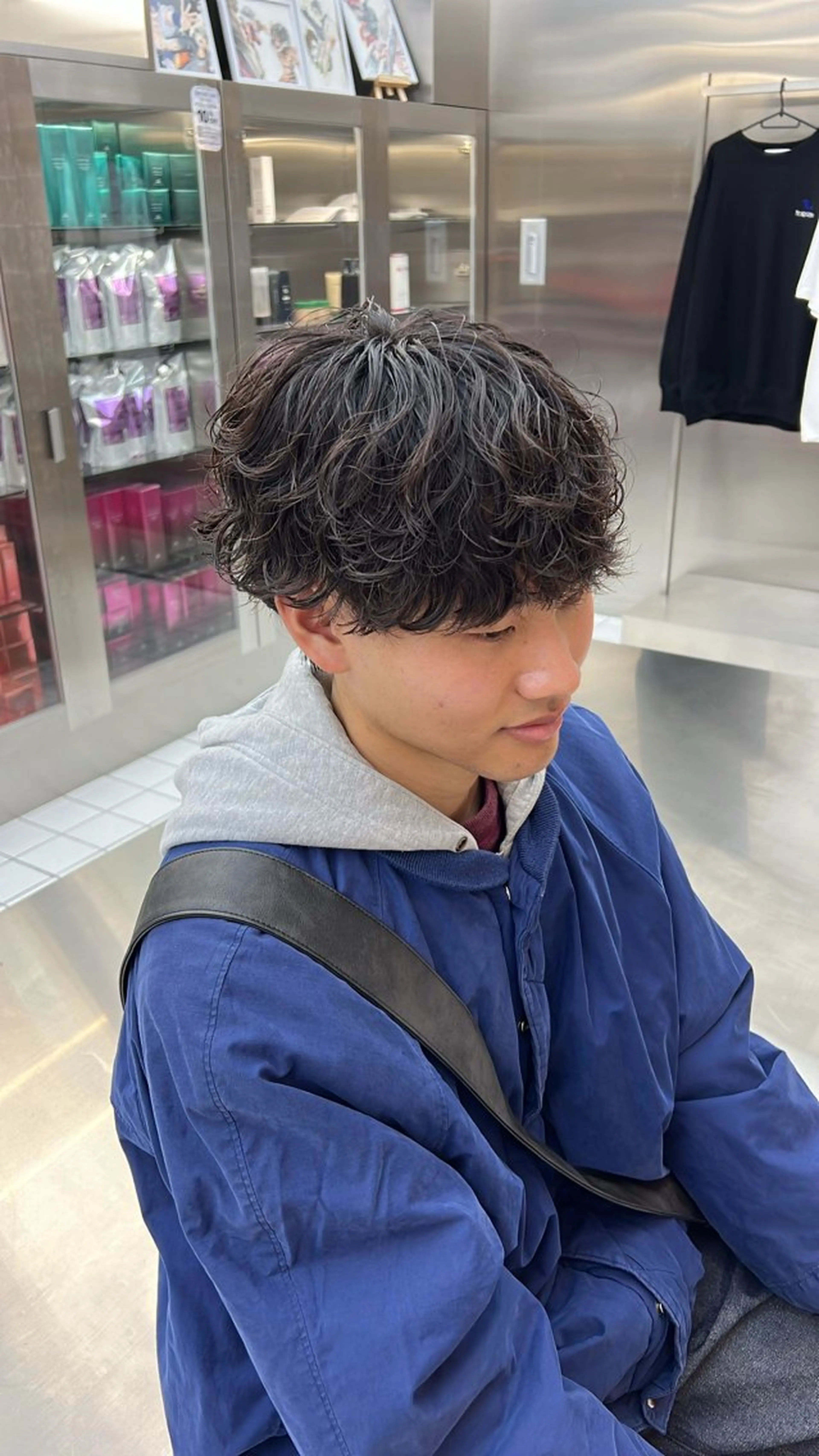 カット➕シャドウパーマの写真