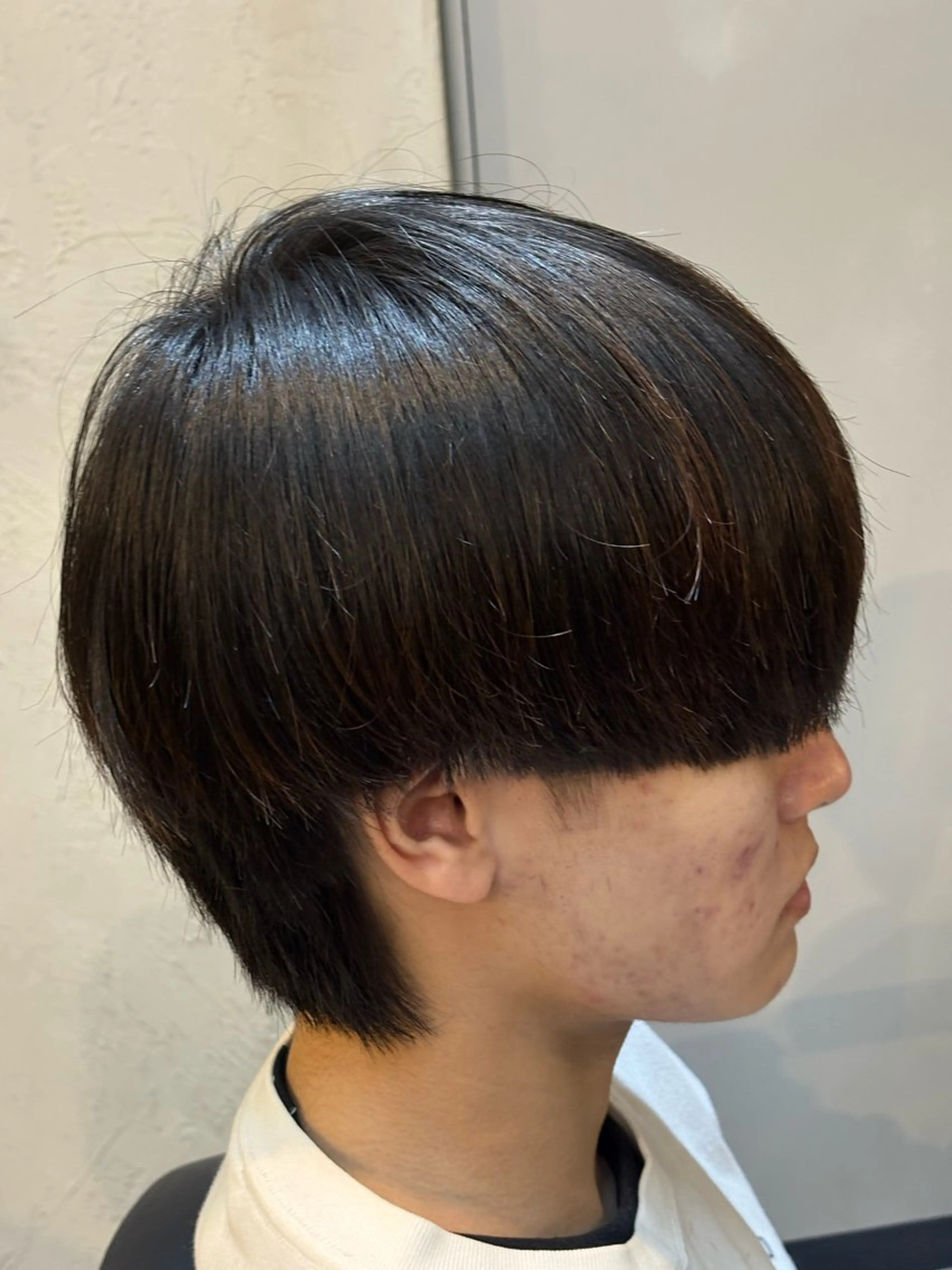 ミディアム メンズ マッシュウルフ マッシュ メンズウルフカット ウルフカット ユウト 【メンズ限定】のヘアスタイル