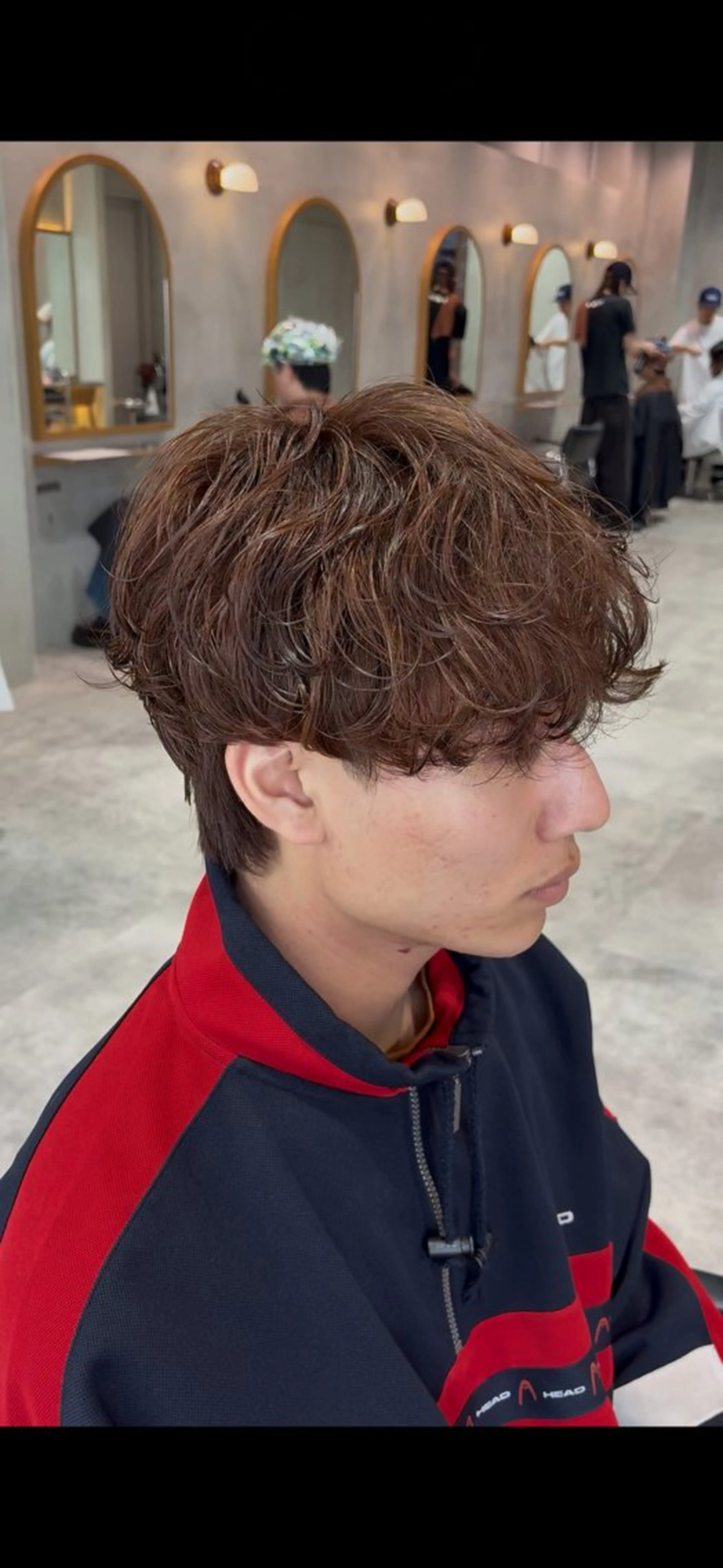 パーマ メンズ カット パーマ fifth 清水睦月のヘアスタイル