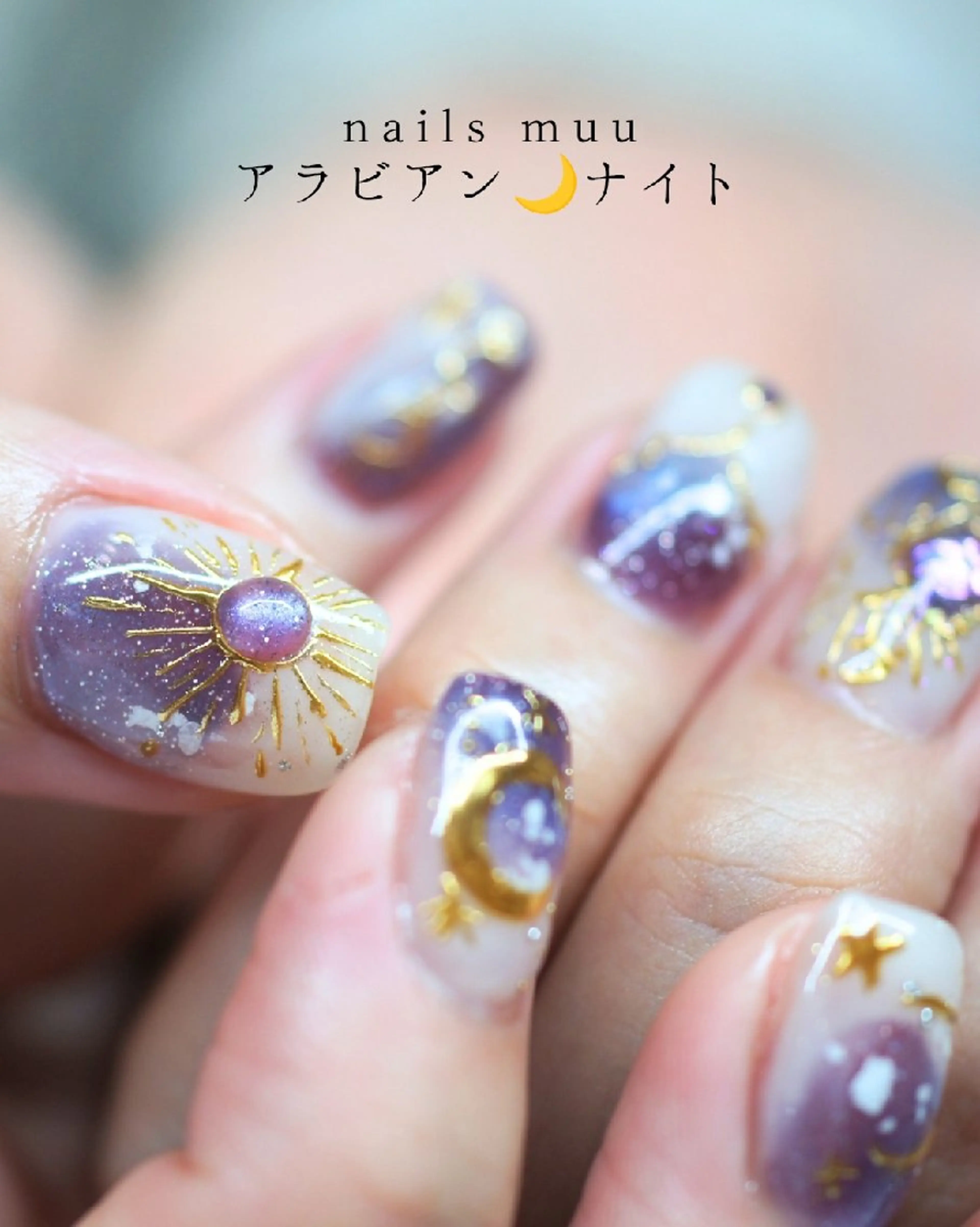 ネイル ブルー 春ネイル nails muu まゆのネイルデザイン