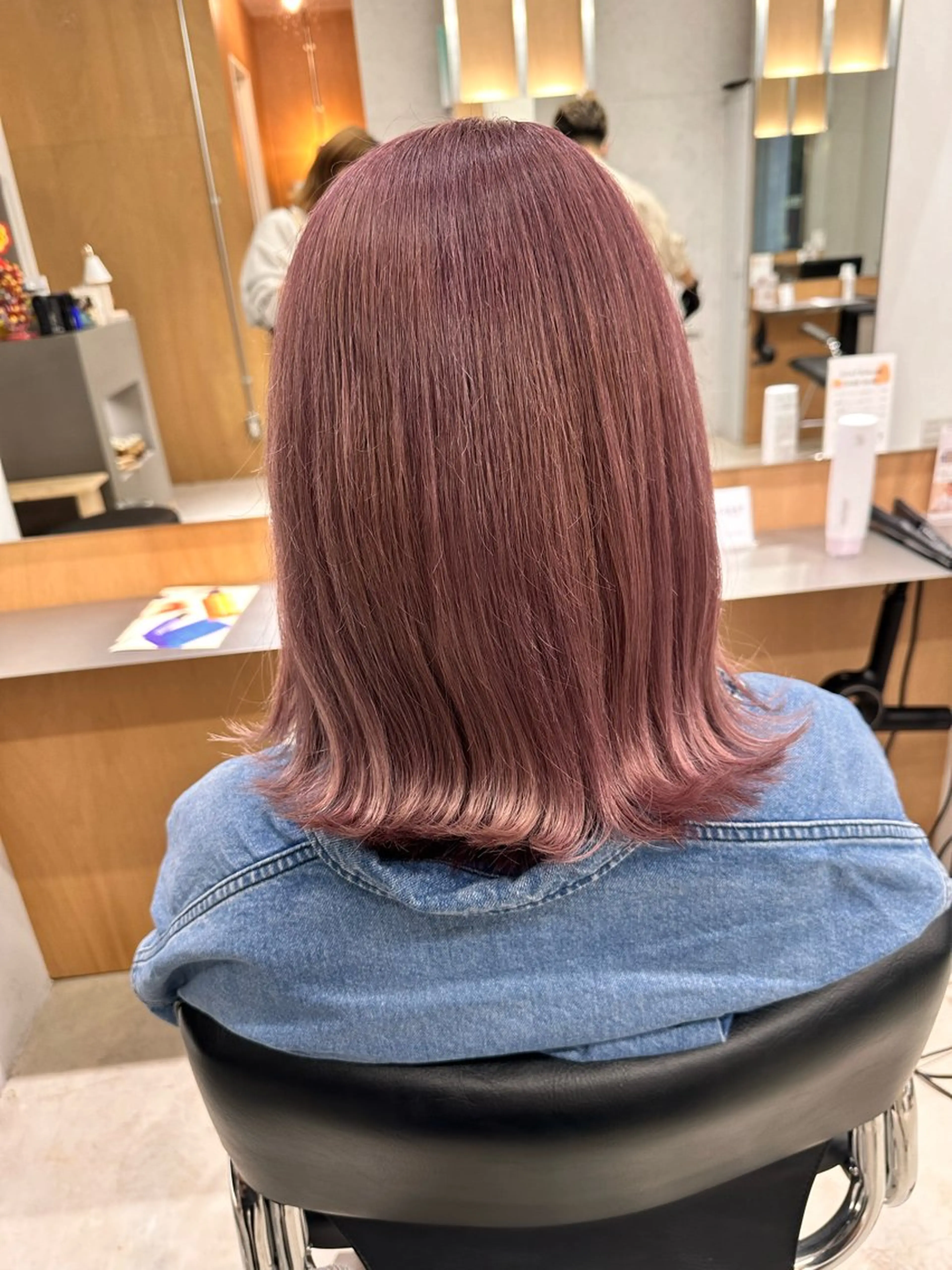 ミディアム ヘアカラー GOAT_茅ヶ崎 キシ サクラのヘアスタイル