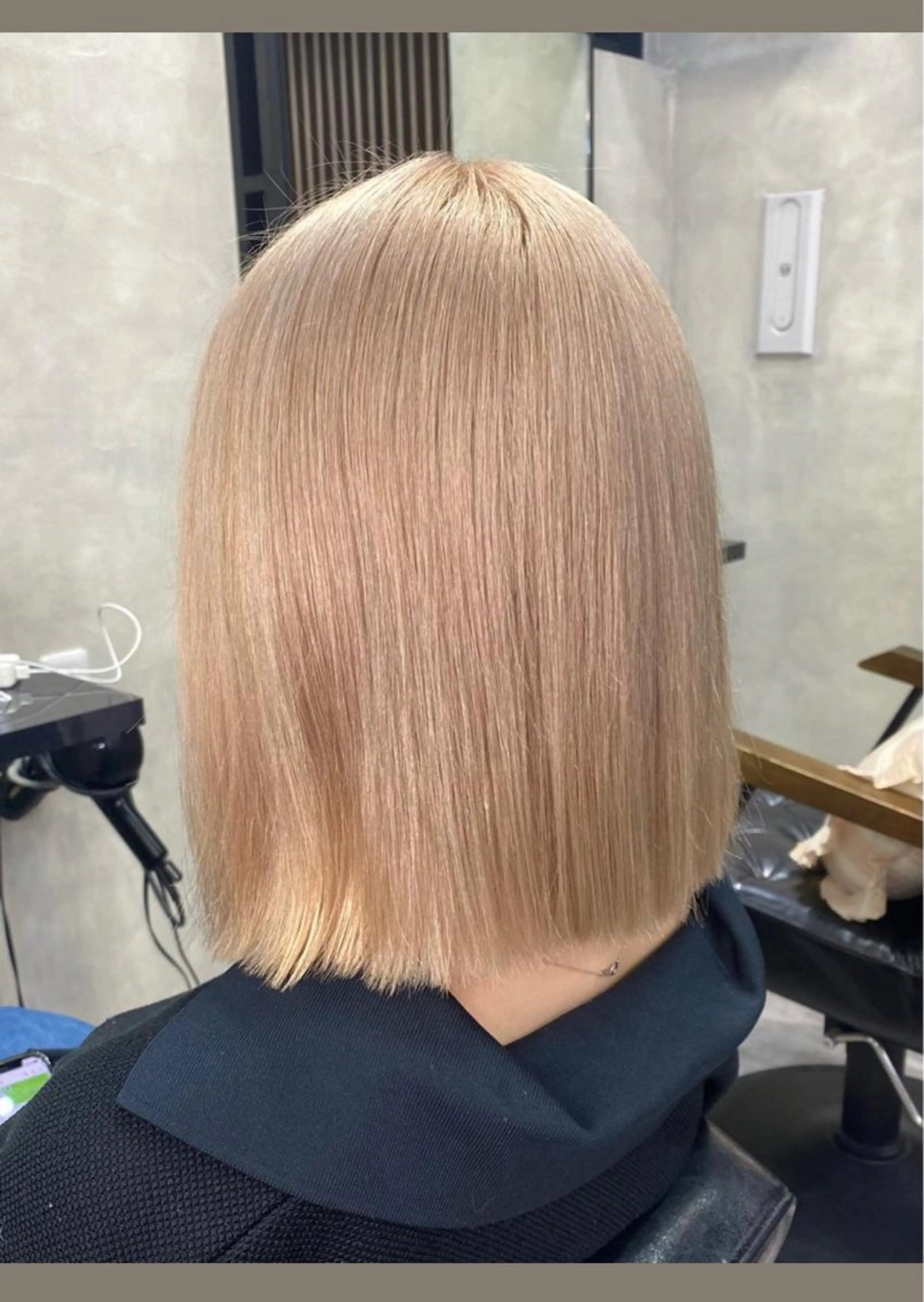 ミディアム 濱川響太レディース カットモデルのヘアスタイル