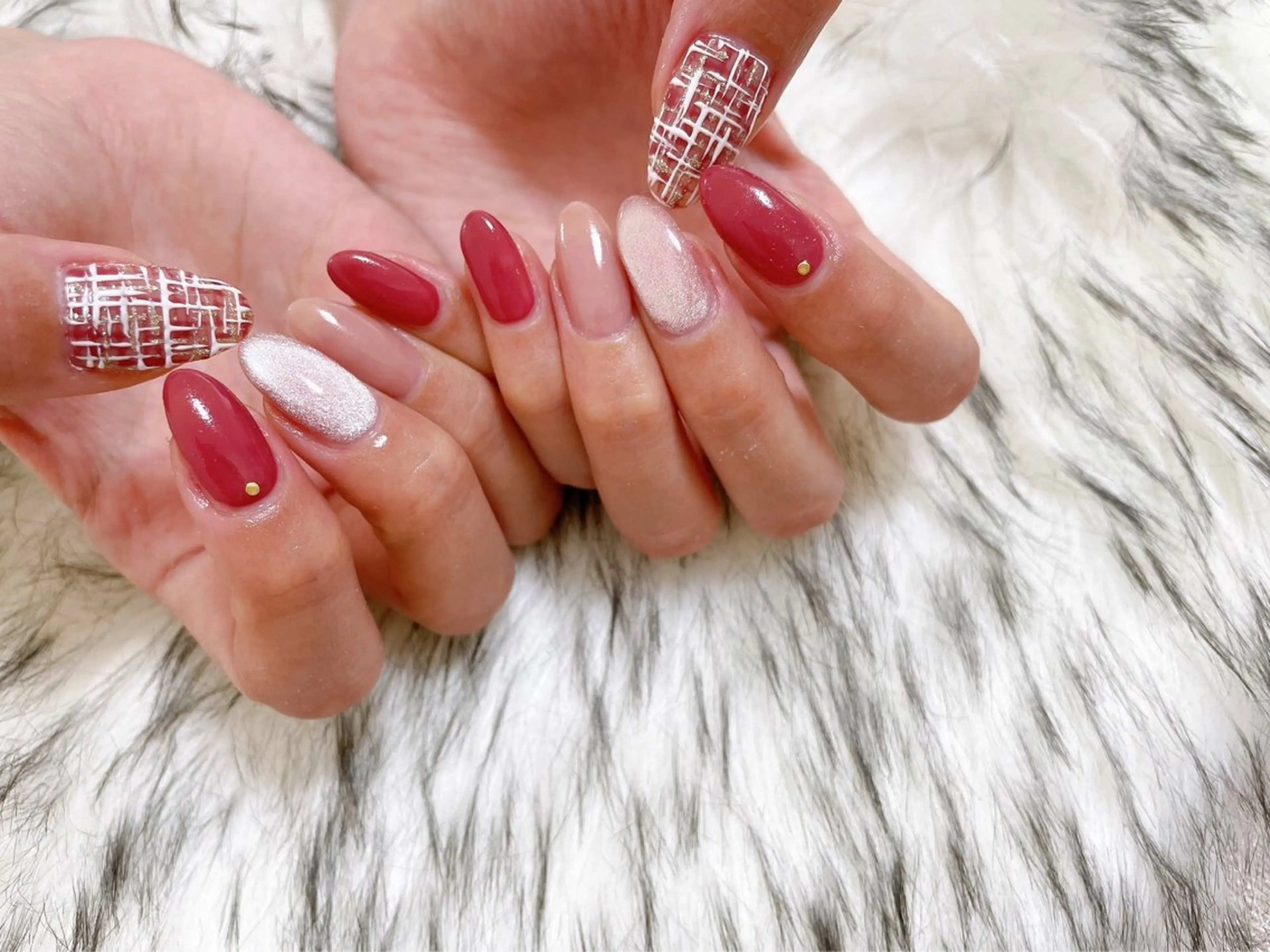 ネイル オーロラネイル フットネイル フレンチネイル ジェルネイル 韓国ネイル ハンドネイル kiki nail &brow二子玉川の眉毛・アイブロウイメージ