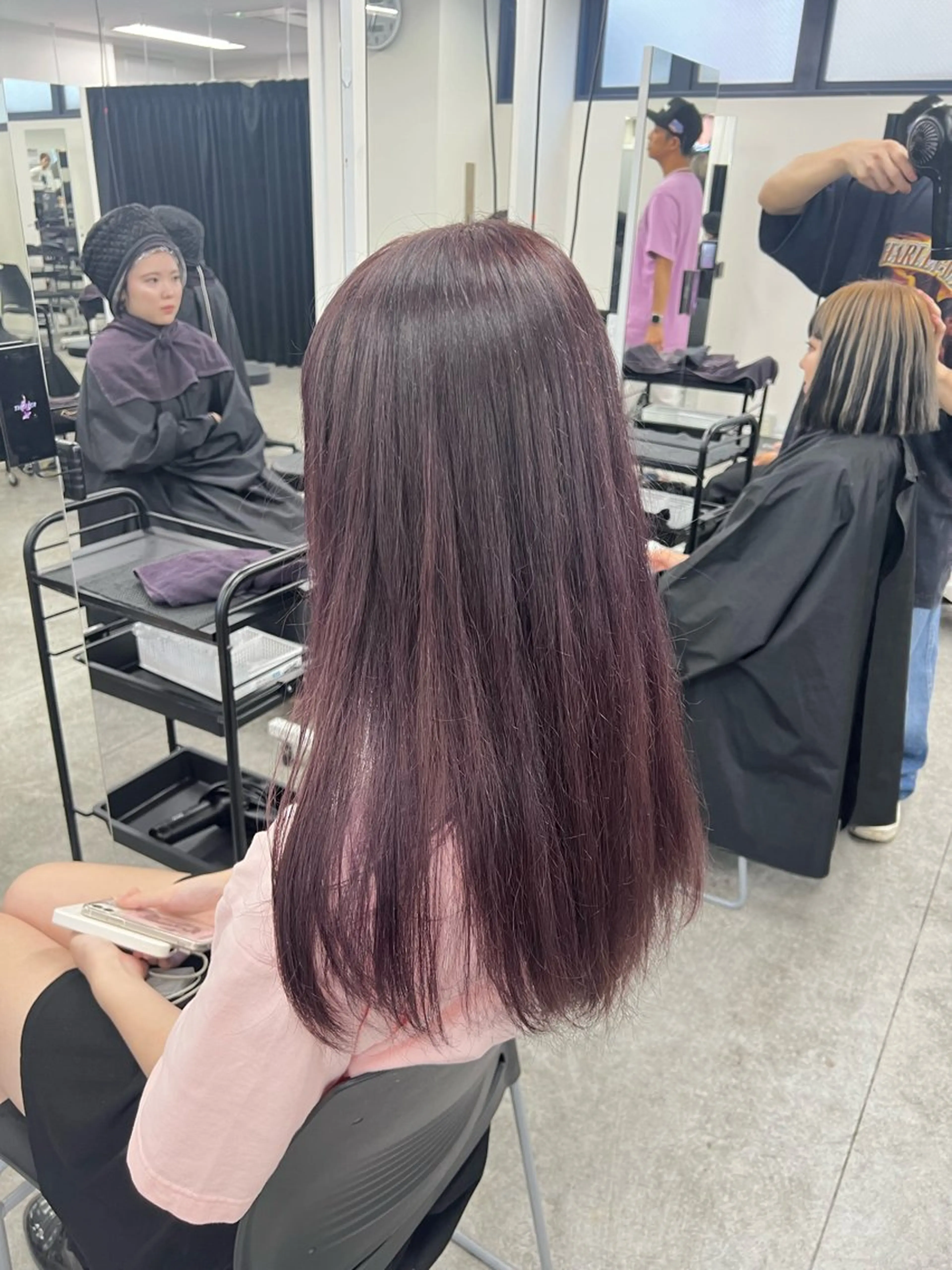 カラー ヘアカラー トリートメント ヘッドスパ ヘアセット ブリーチなし透明感 💗RYOTAのヘアスタイル